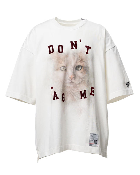 MIHARA YASUHIRO (ミハラヤスヒロ) 26AW CAT PRINTED TEE / WHITE