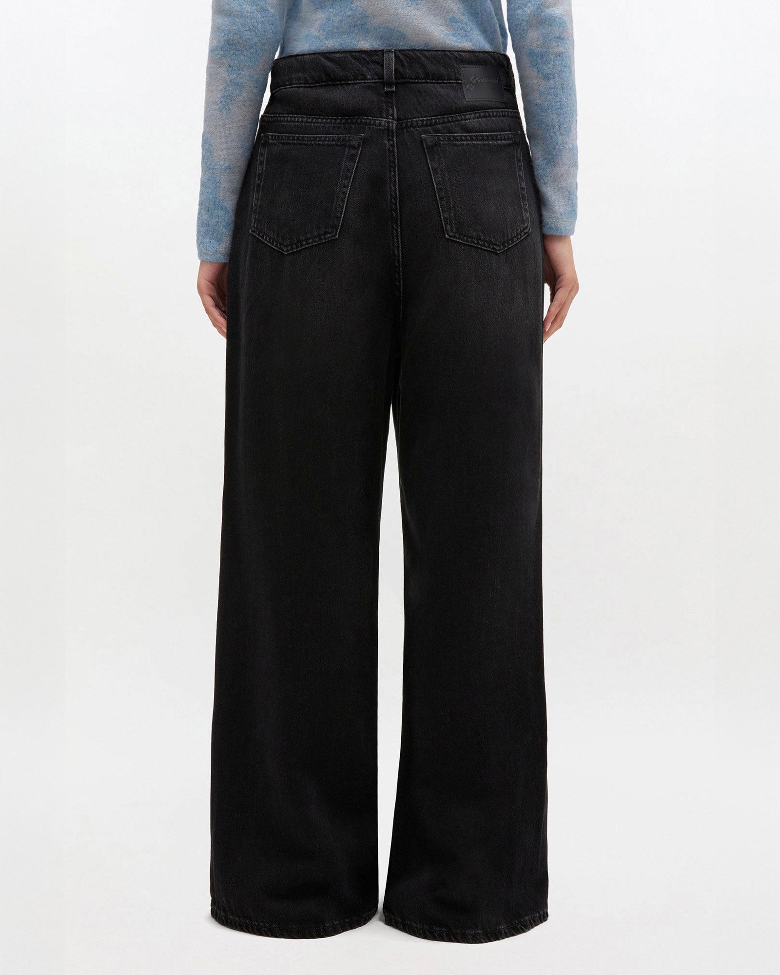 GANNI・ガニー - デニムパンツ SOFT RIGID DENIM BAGGY JEANS / BLACK