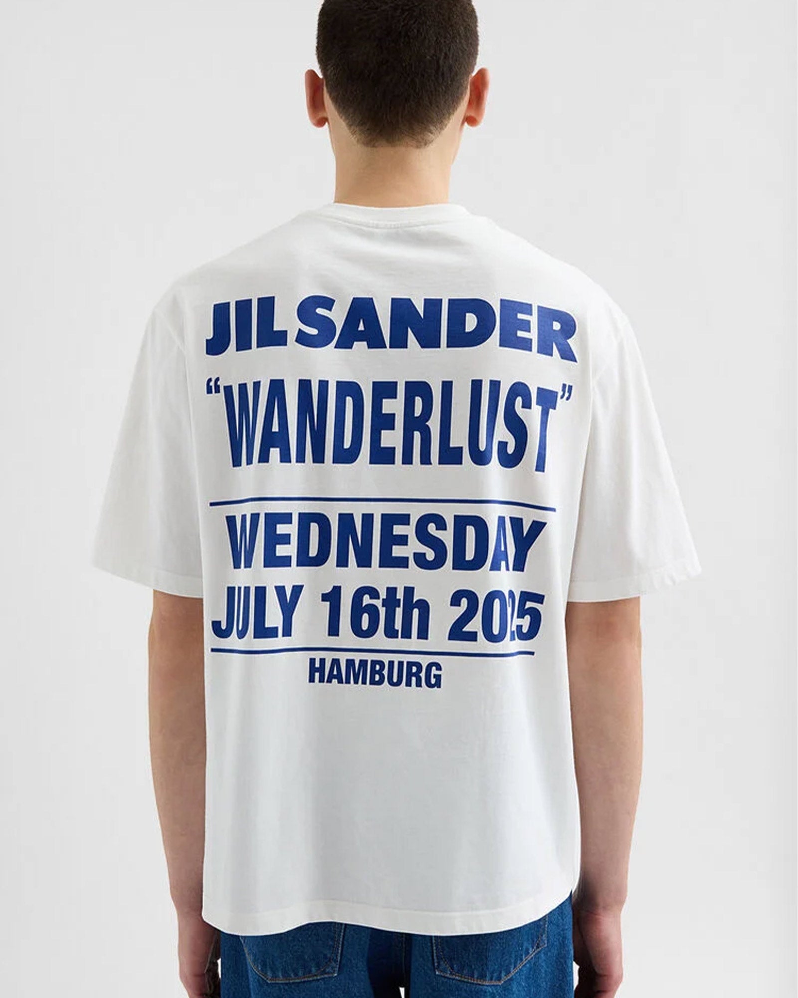 JIL SANDER (ジルサンダー) T-SHIRT CN SS PNT / WHITE | Detail