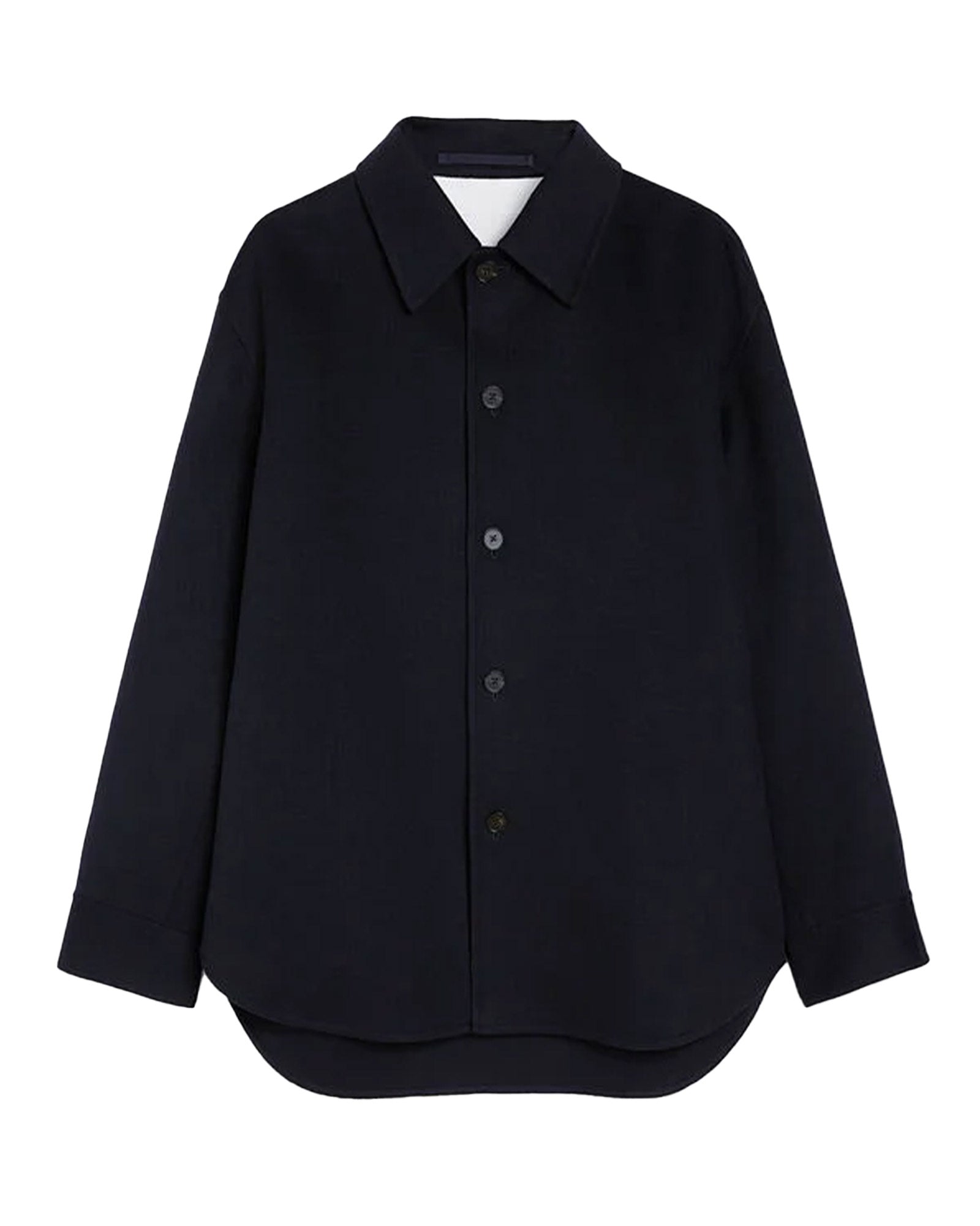 JIL SANDER・Jil Sander -  WOOL OVERSHIRT / BLACK