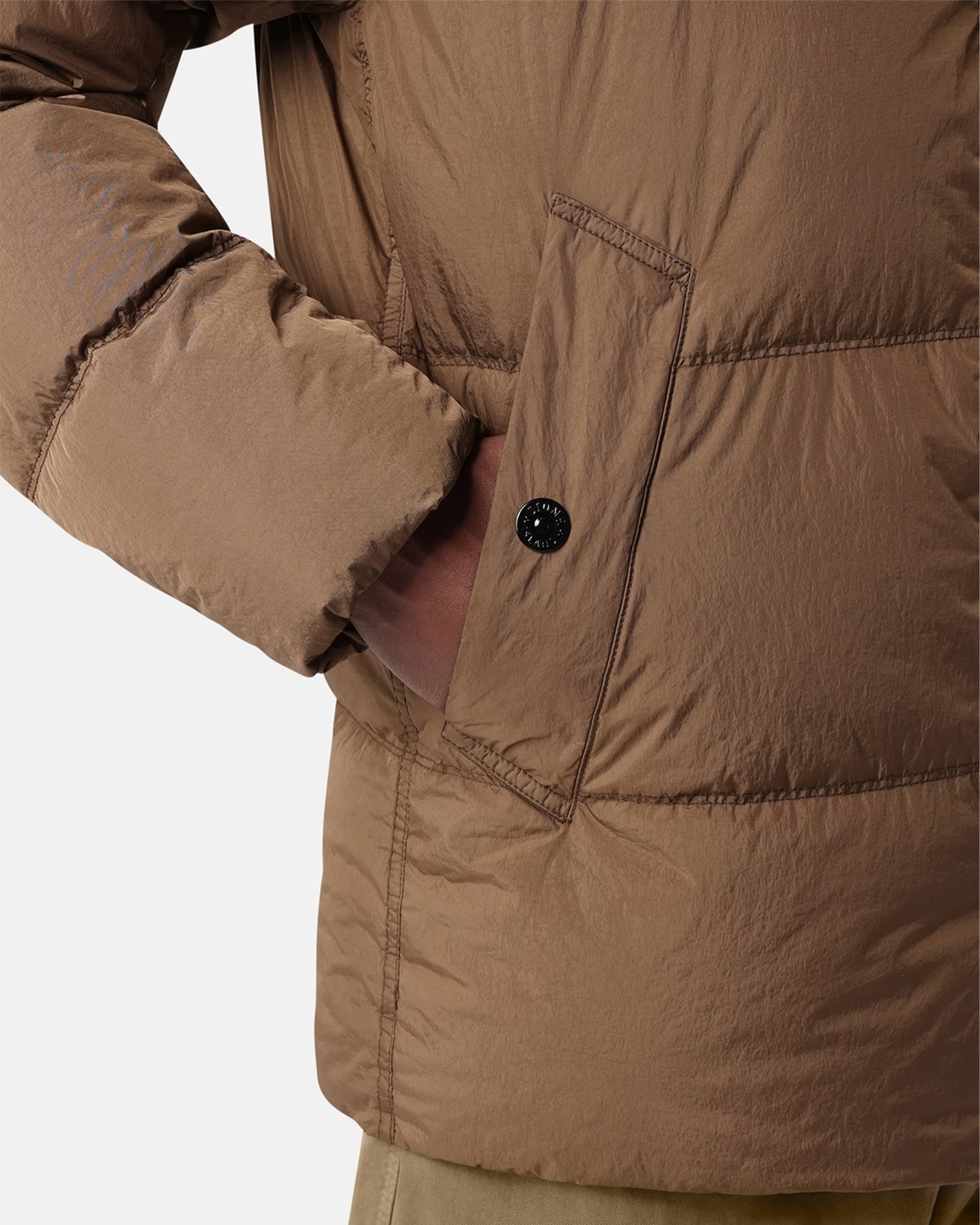 STONE ISLAND・stone island -  "CRINKLE REPS NY JACKET 26AW-4100037" / UMBER