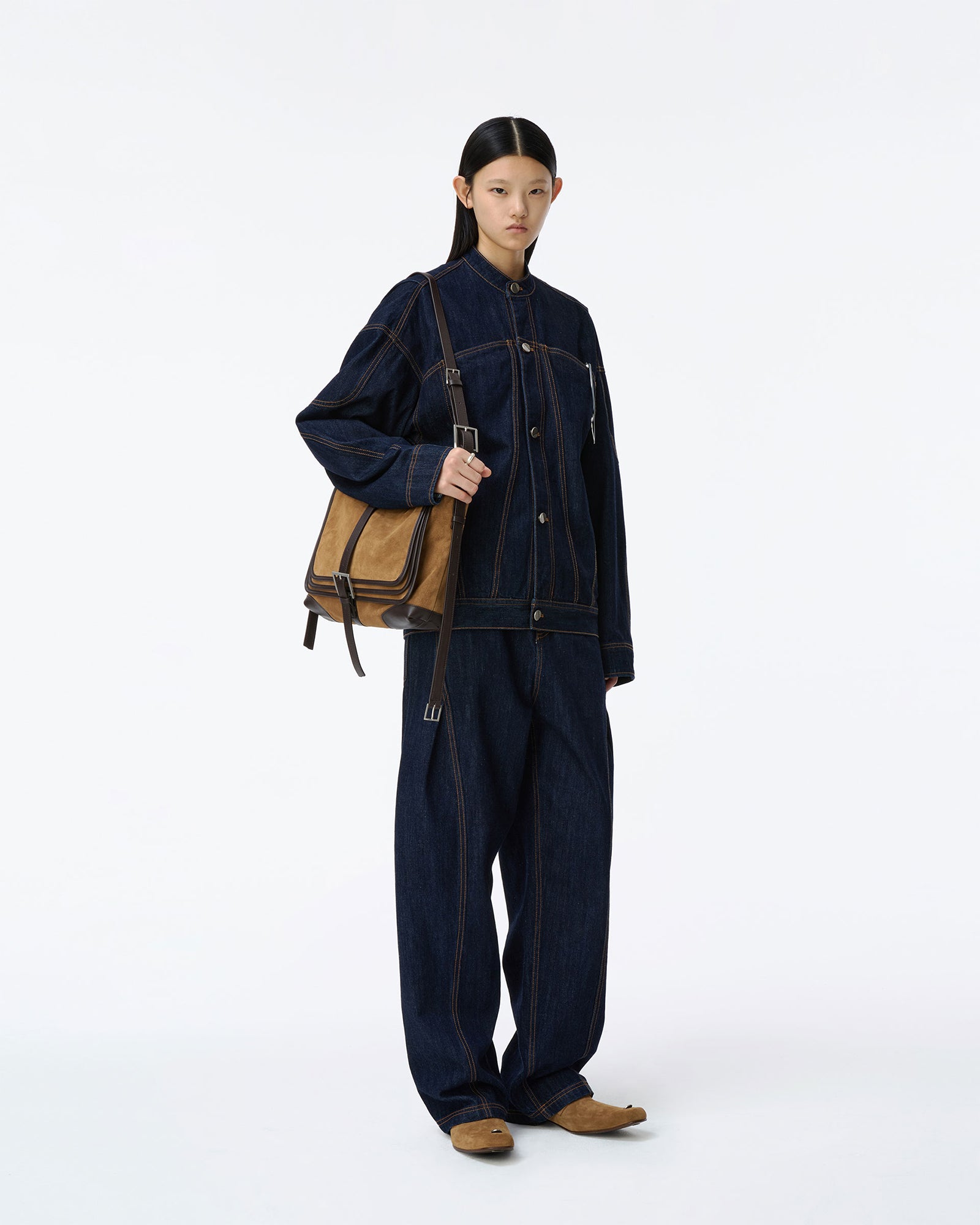 Ader Error・アーダーエラー - デニムジャケット JACKET PRODUCT.22 / BLUE