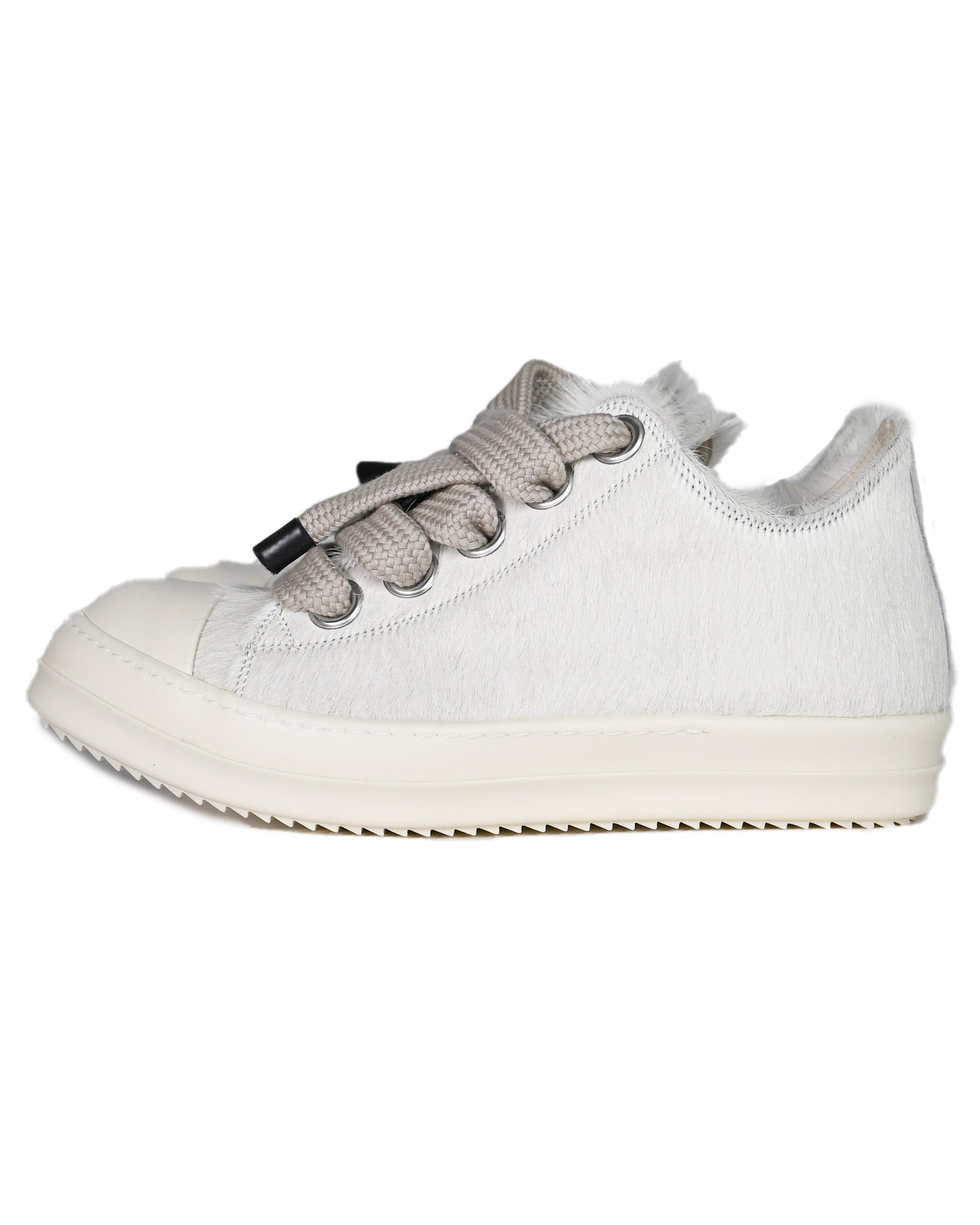RICK OWENS・リック オウエンス - ローカットスニーカー JUMBOLACE LOW SNEAKERS / MILK/MILK/MILK