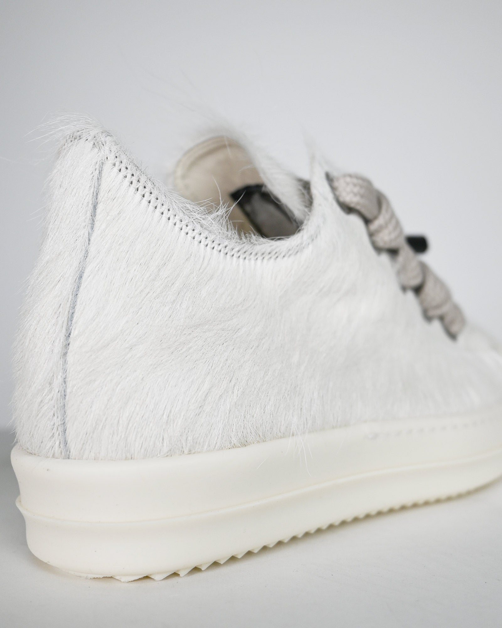 RICK OWENS・リック オウエンス - ローカットスニーカー JUMBOLACE LOW SNEAKERS / MILK/MILK/MILK