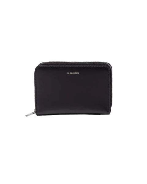 Jil Sander (ジルサンダー) AW24 POCKET ZIP AROUND WALLET / BLACK