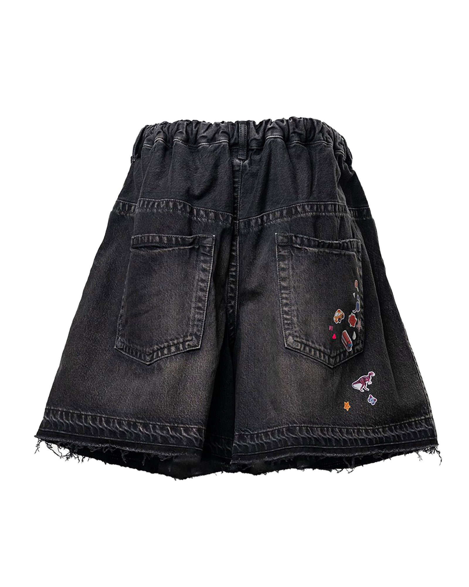 MIHARA YASUHIRO(ミハラヤスヒロ) 26SS KIDS STICKER SHORT / BLACK