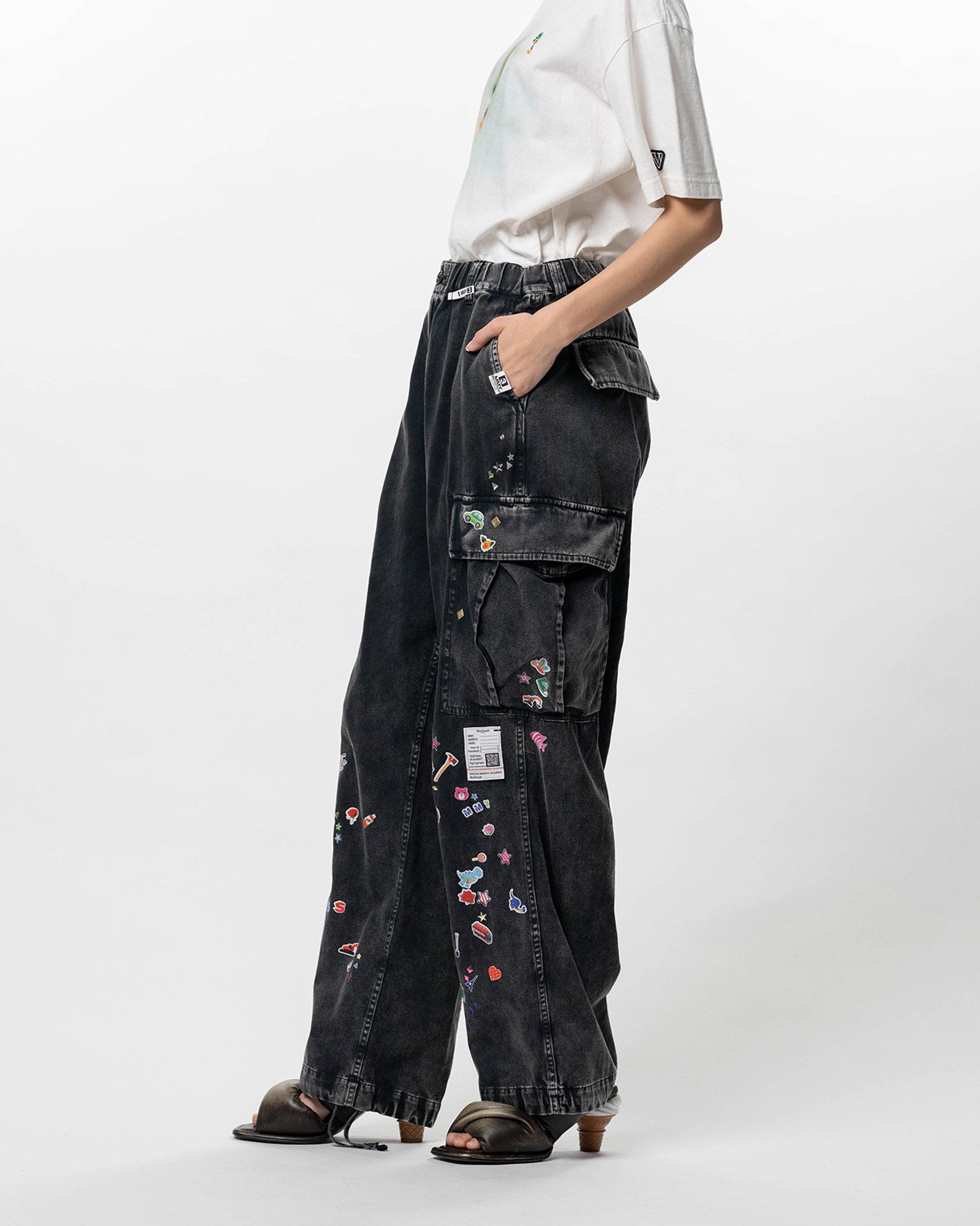 MIHARA YASUHIRO・Yasuhiro Mihara -  "KIDS STICKER PT" / BLACK