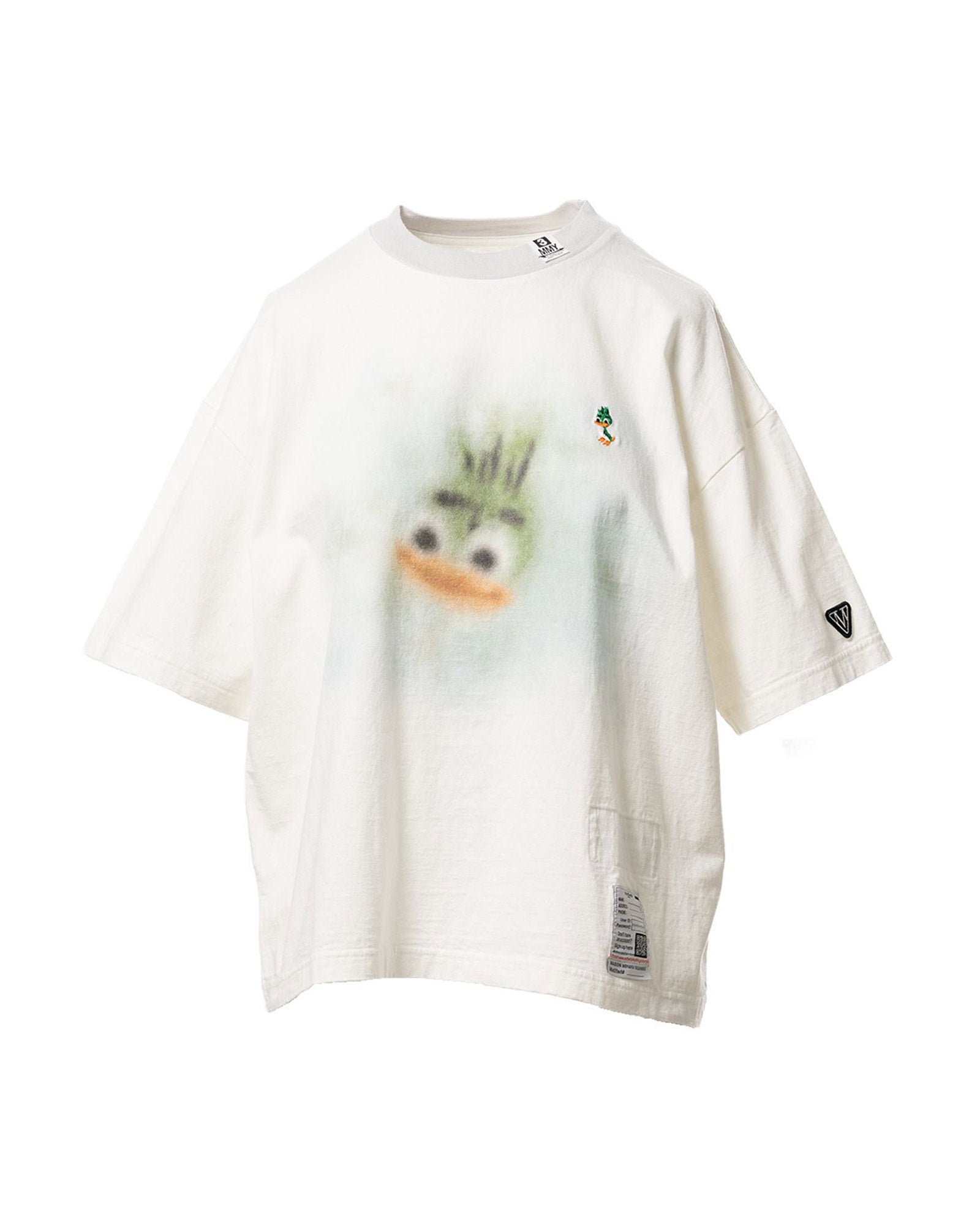LEON PRINTED TEE / WHITE