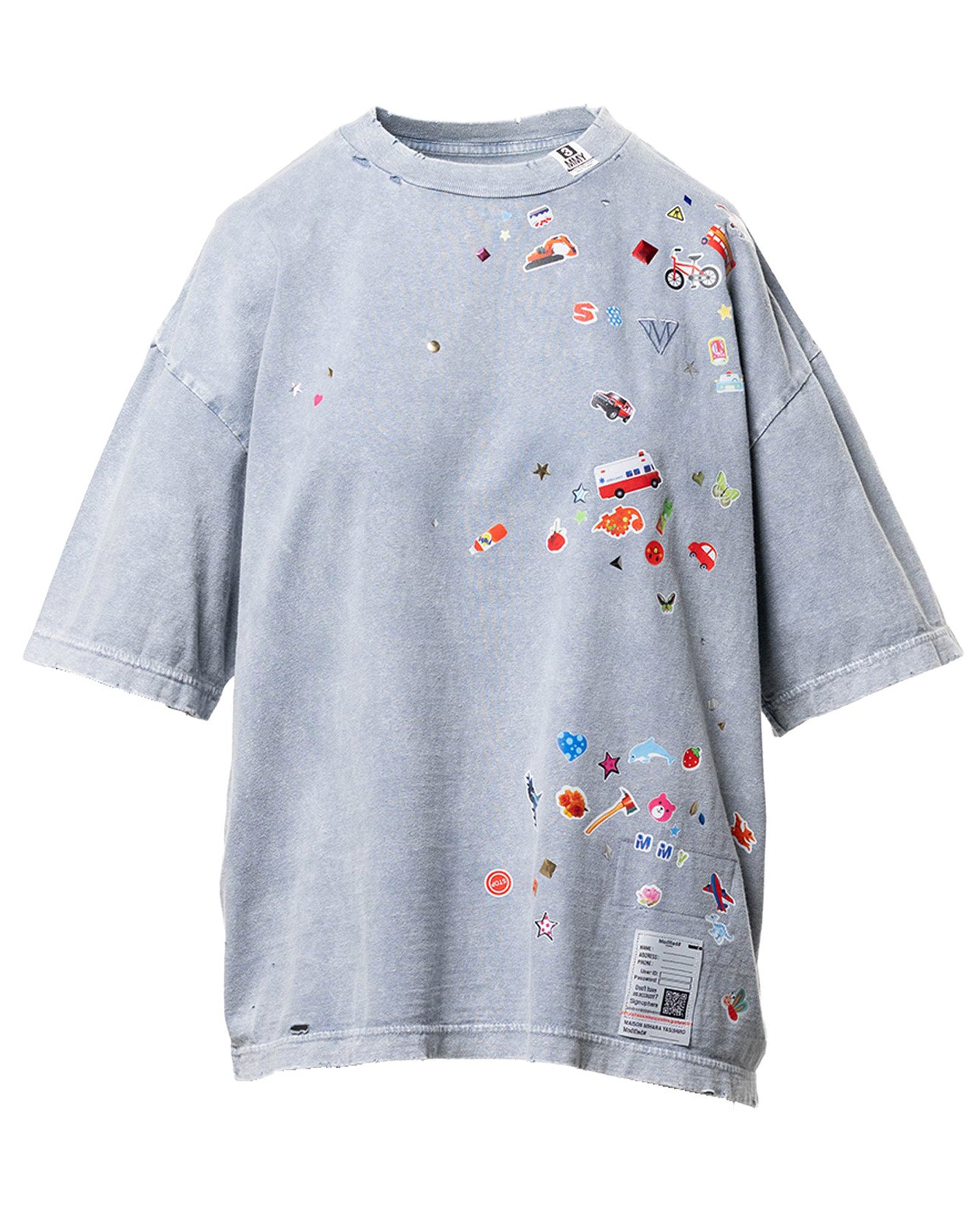 BLEACHED KIDS ST TEE / GRAY
