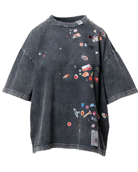 MIHARA YASUHIRO(ミハラヤスヒロ) 26SS BLEACHED KIDS ST TEE / BLACK