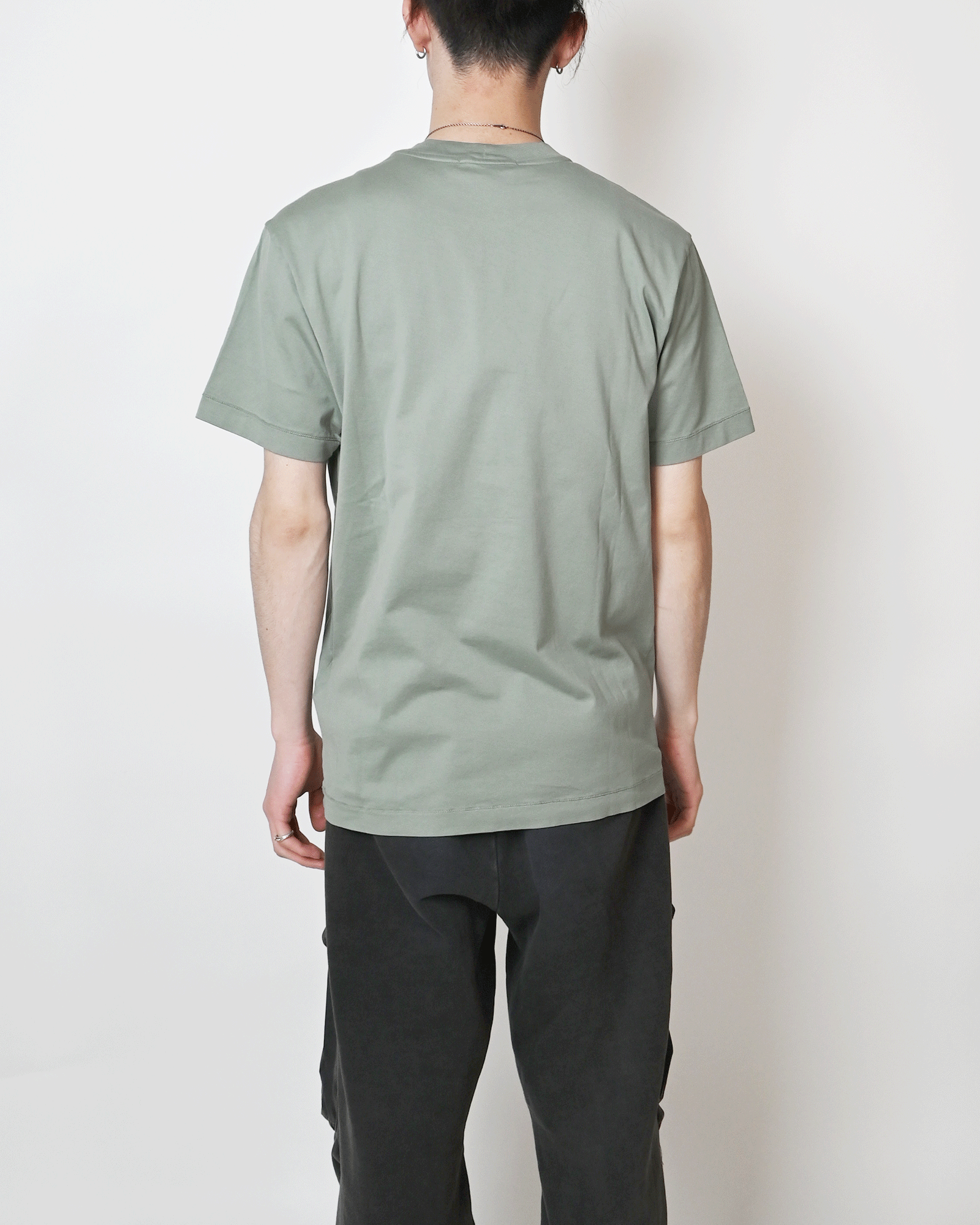 STONE ISLAND × SS T-SHIRT / SAGE