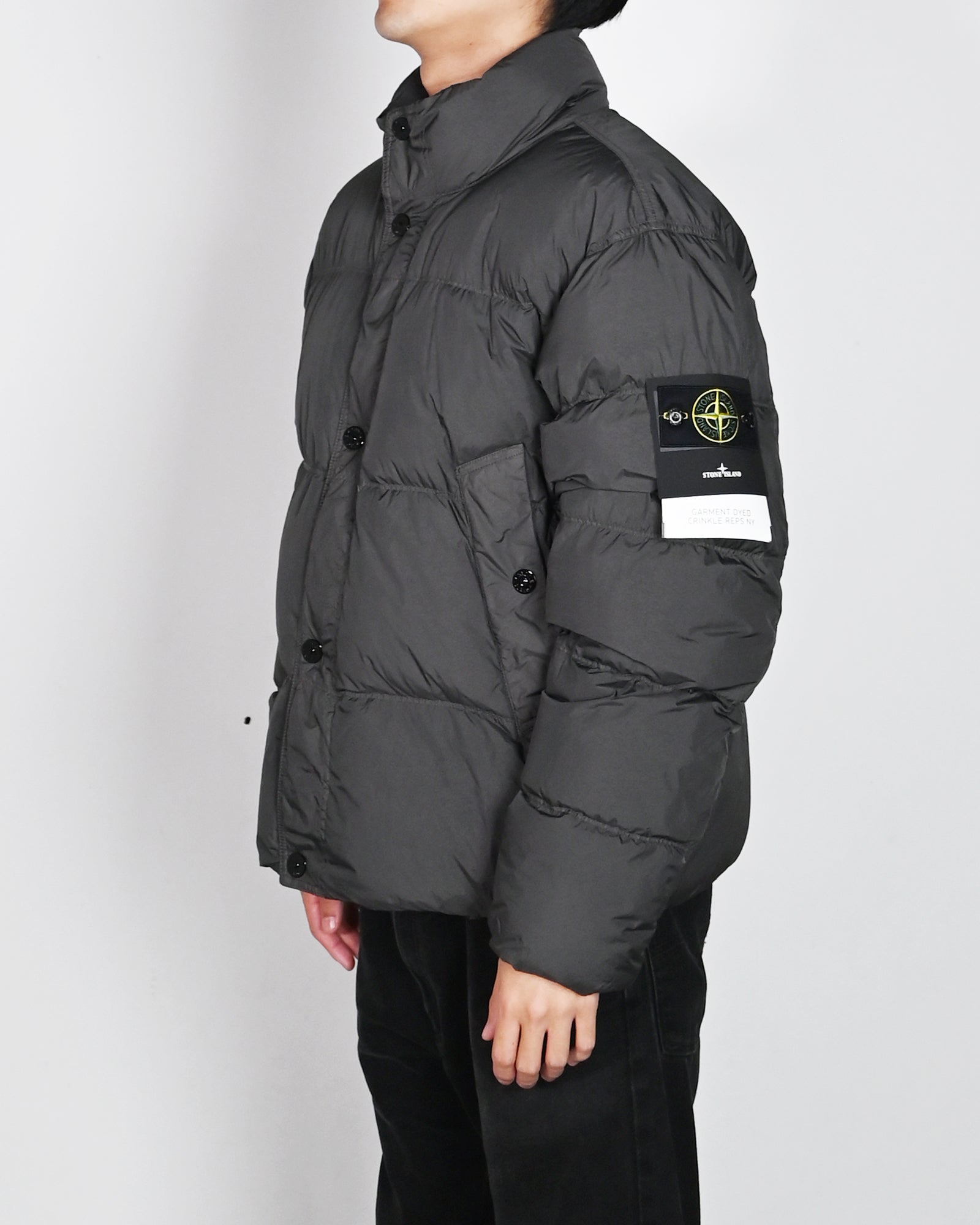 STONE ISLAND・ストーンアイランド - ダウンジャケット CRINKLE REPS NY RECYCLED NYLON / LEAD GREY