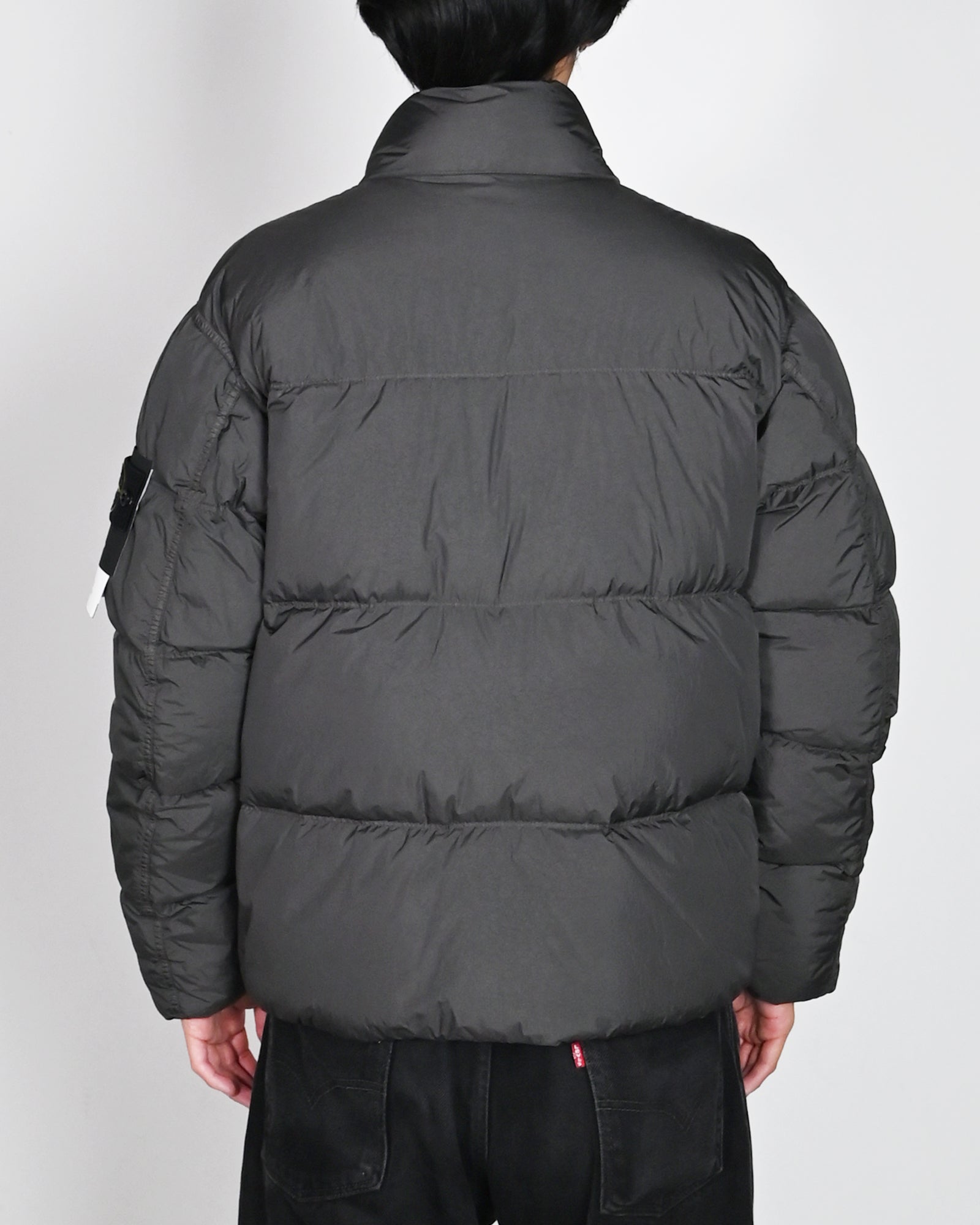 STONE ISLAND・ストーンアイランド - ダウンジャケット CRINKLE REPS NY RECYCLED NYLON / LEAD GREY