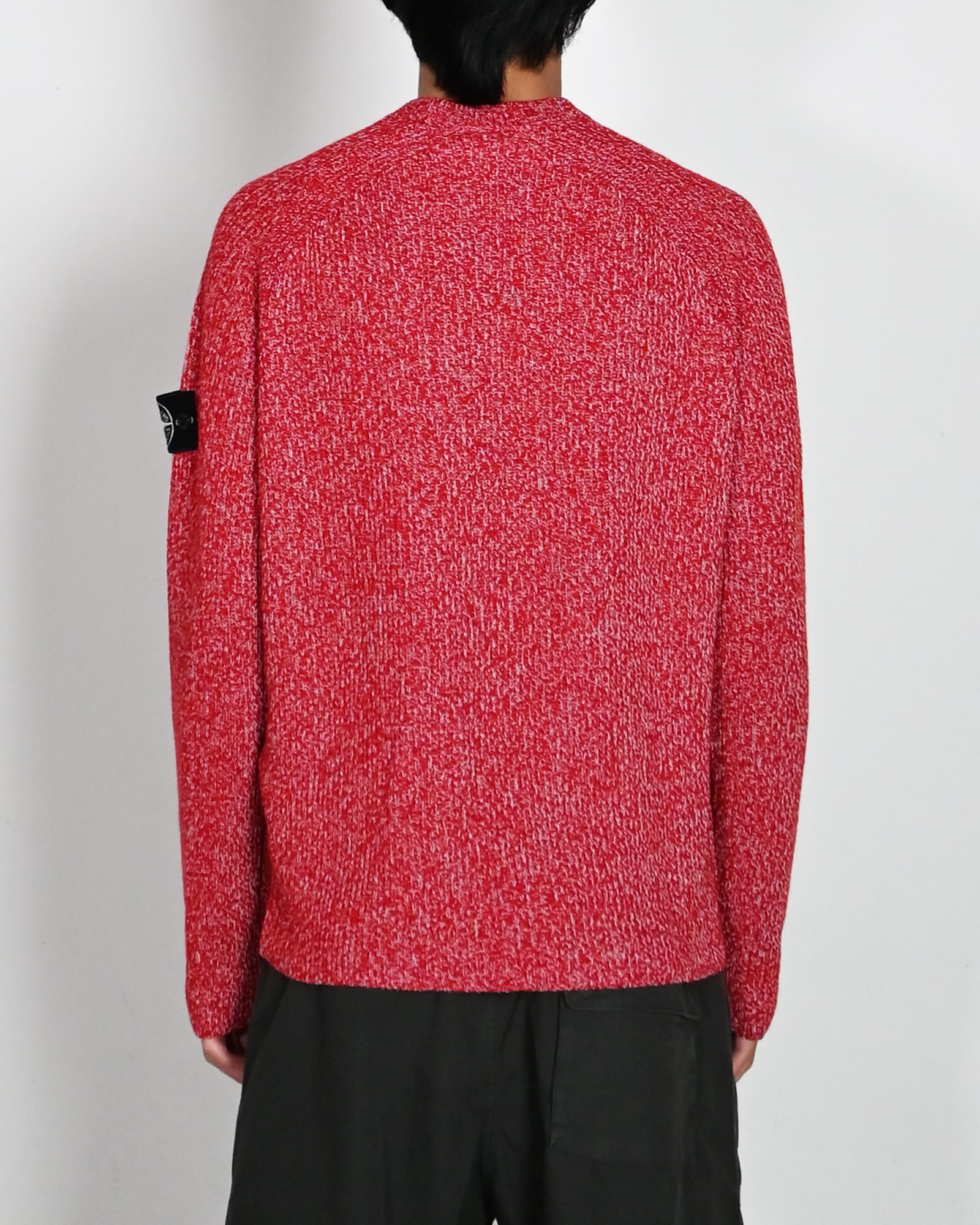 STONE ISLAND・stone island -  REFLECTIVE KNIT CREWNECK KNIT / SCARLATTO MELANGE