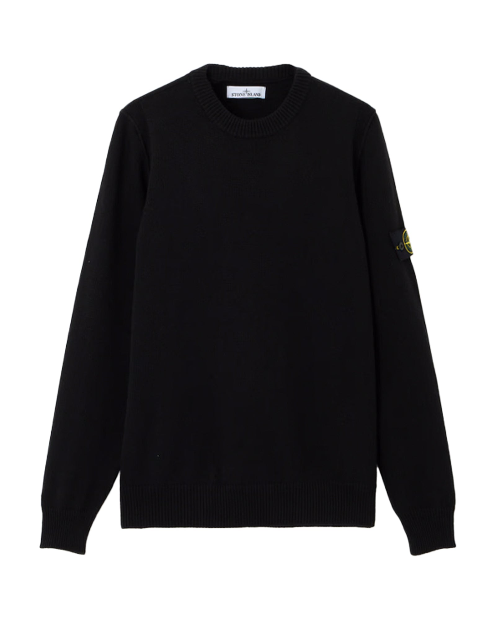 STONE ISLAND・ストーンアイランド - ニット・セーター CREWNECK LAMBSWOOL / BLACK
