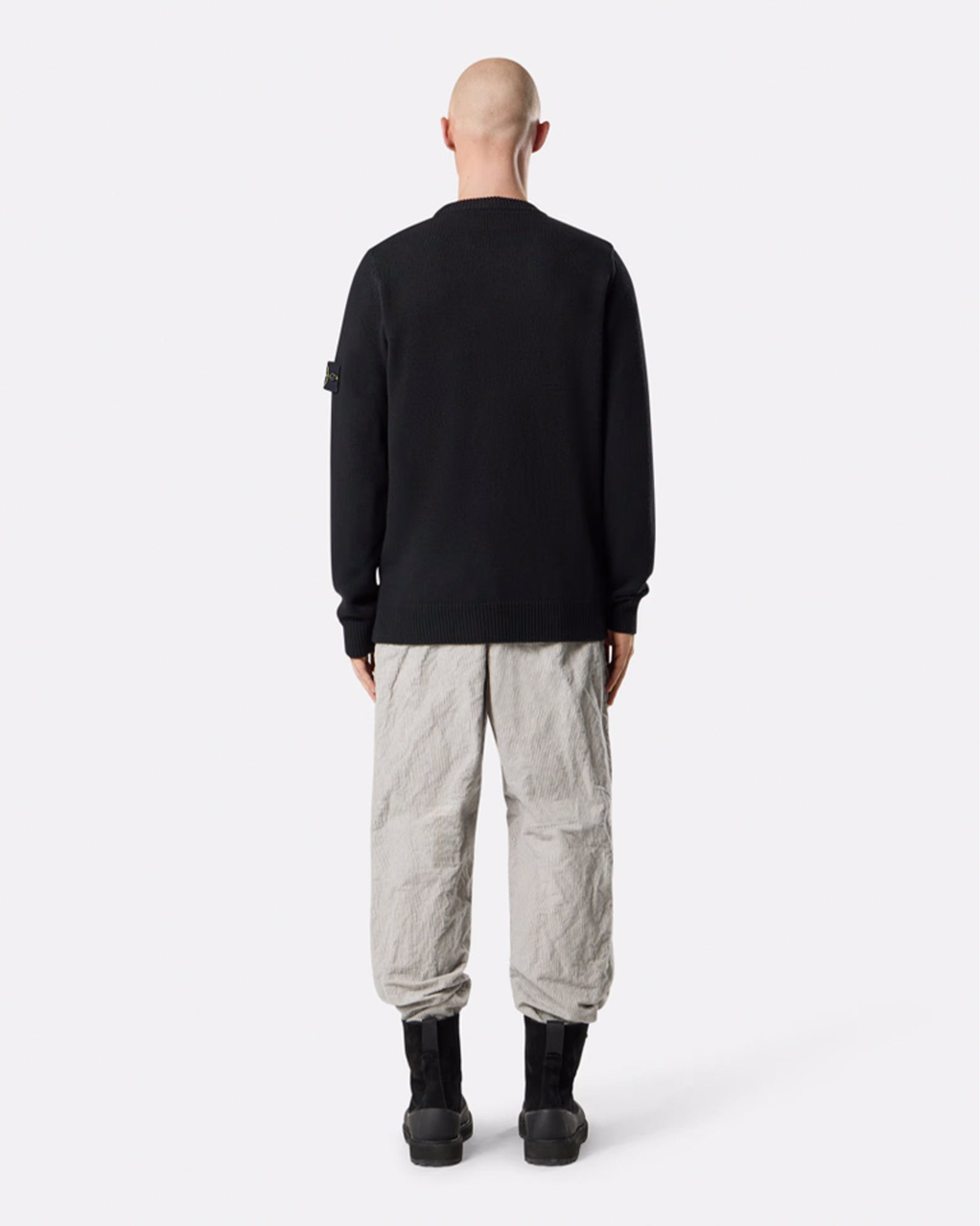 STONE ISLAND・stone island -  CREWNECK LAMBSWOOL / BLACK