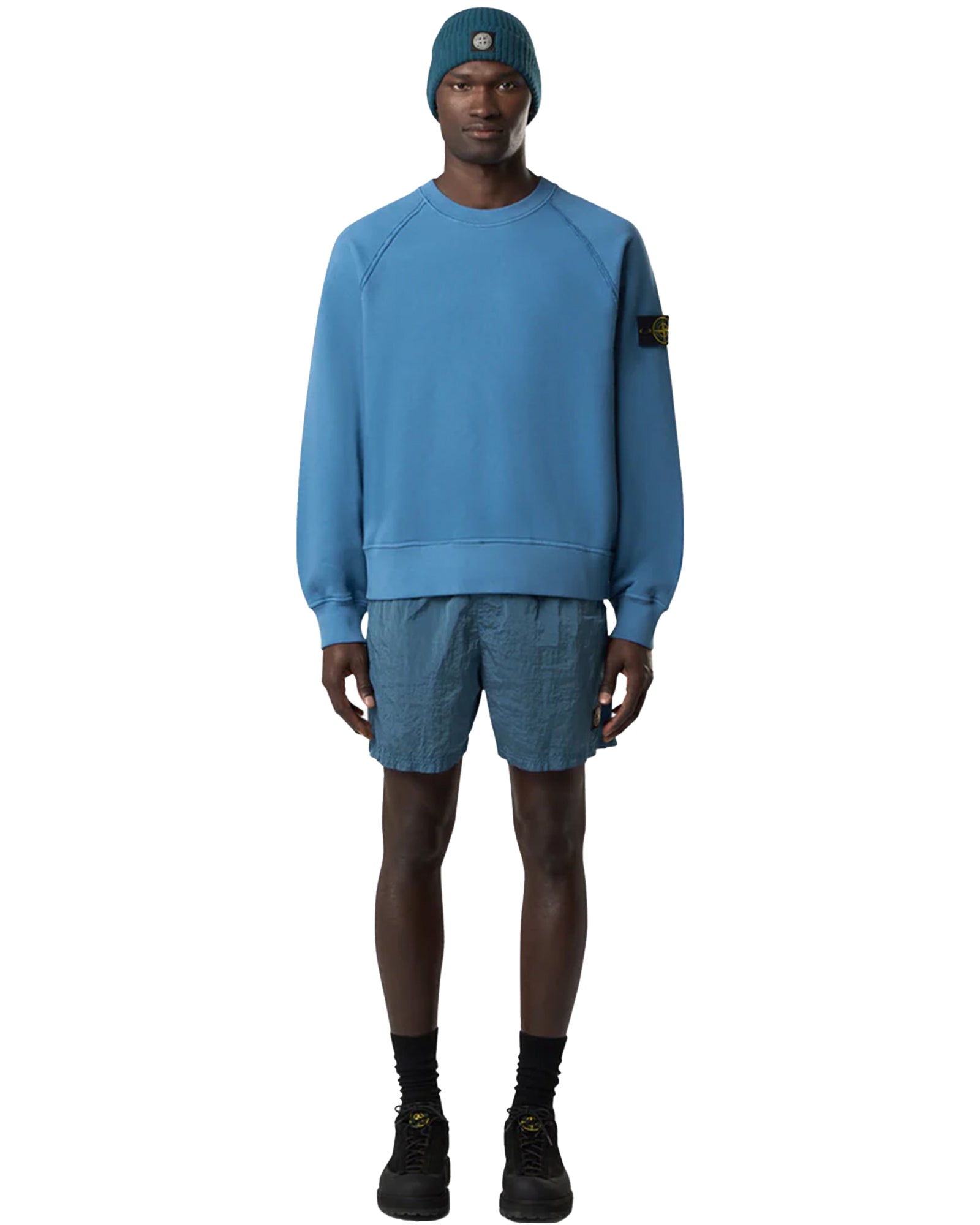 STONE ISLAND・ストーンアイランド - スウェット SWEATSHIRT / BLUE ACCIAIO