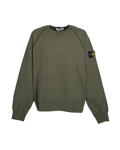 Stone  スウェット グリーン STONE ISLAND - 【定番アイテム】 6100060 / ORGANIC COTTON FLEECE