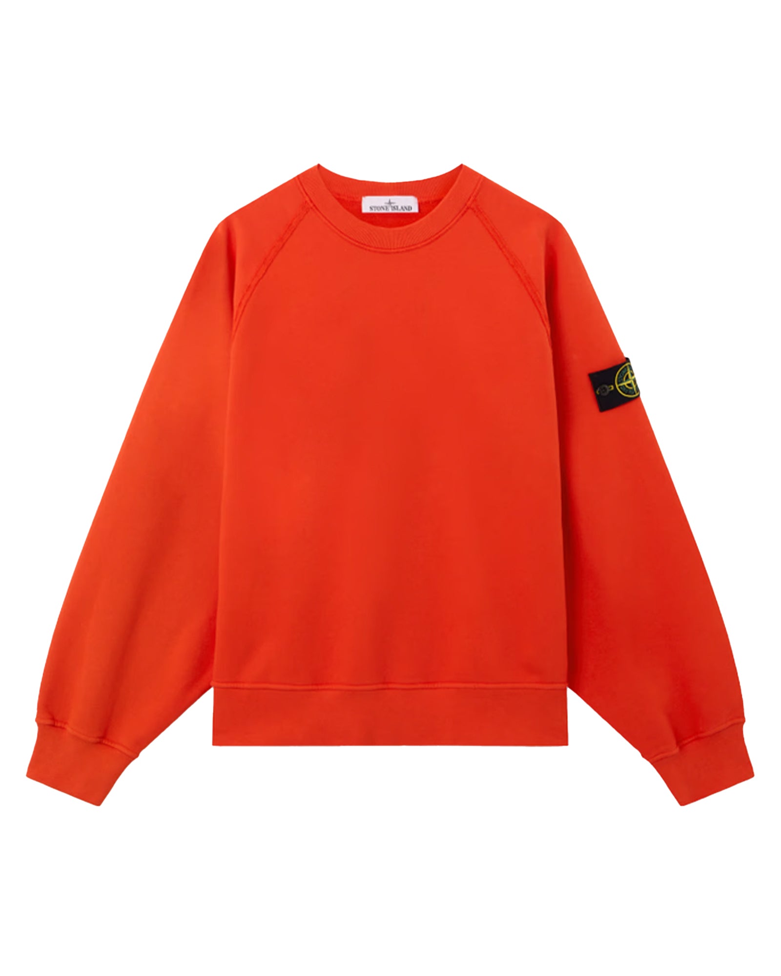 STONE ISLAND・stone island -  BRUSHED ORGANIC COTTON FLEECE / SCARLATTO