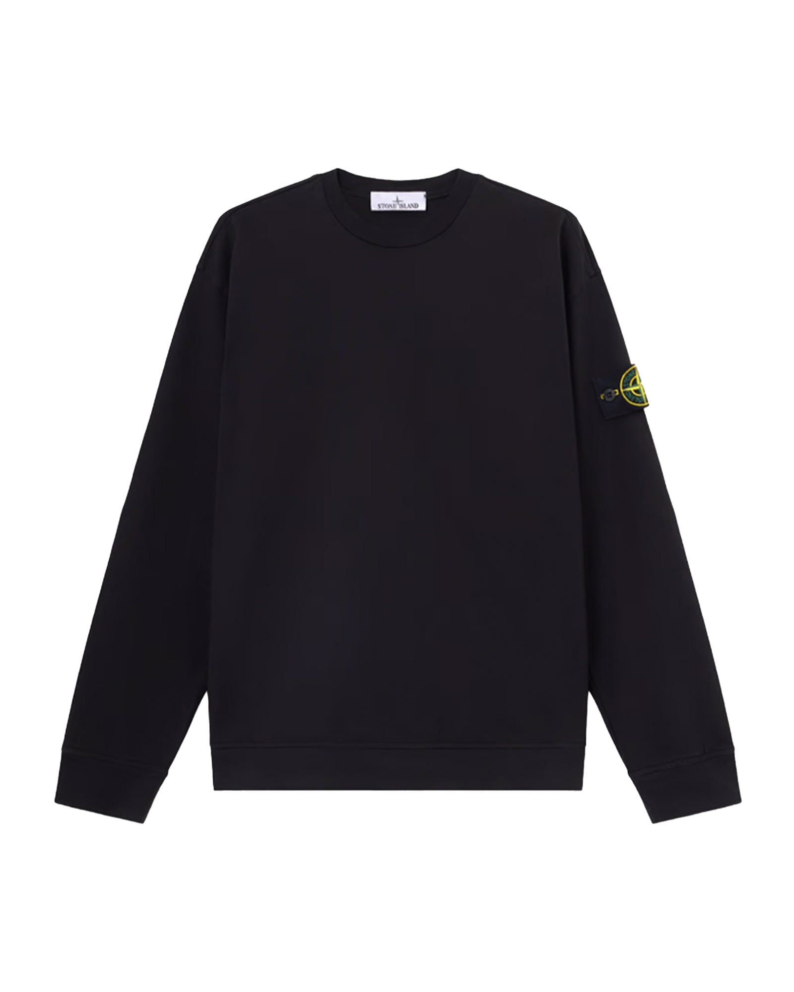 STONE ISLAND・stone island -  HEAVY COTTON JERSEY SWEATSHIRT / BLACK