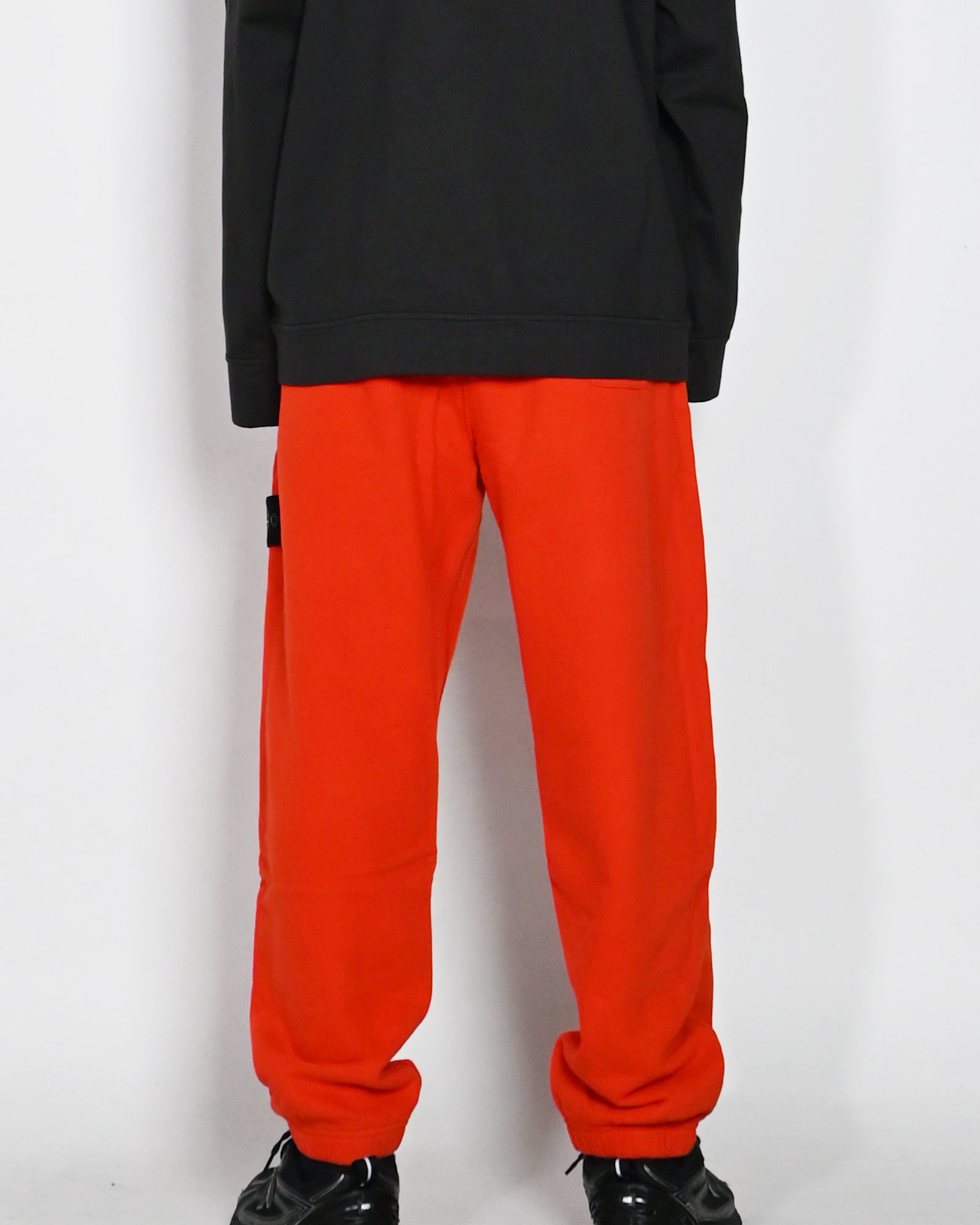 STONE ISLAND・stone island -  BRUSHED ORGANIC COTTON FLEECE / SCARLATTO