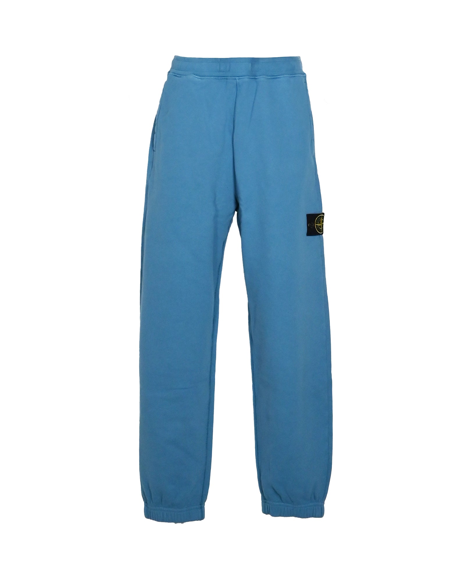 STONE ISLAND・stone island -  BRUSHED ORGANIC COTTON FLEECE / BLUE ACCIAIO