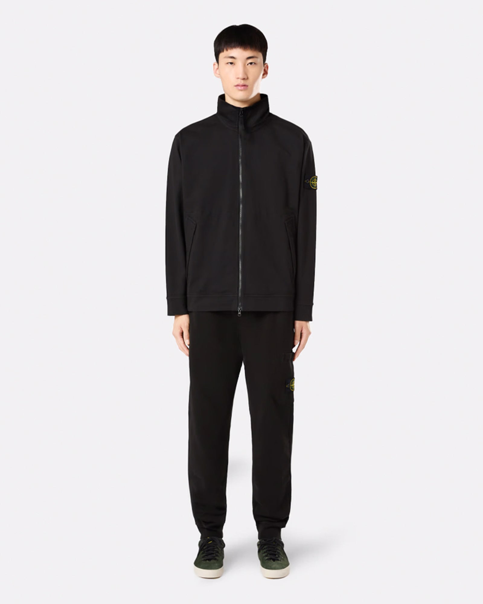 STONE ISLAND・ストーンアイランド - カーゴパンツ ORGANIC COTTON FLEECE / BLACK