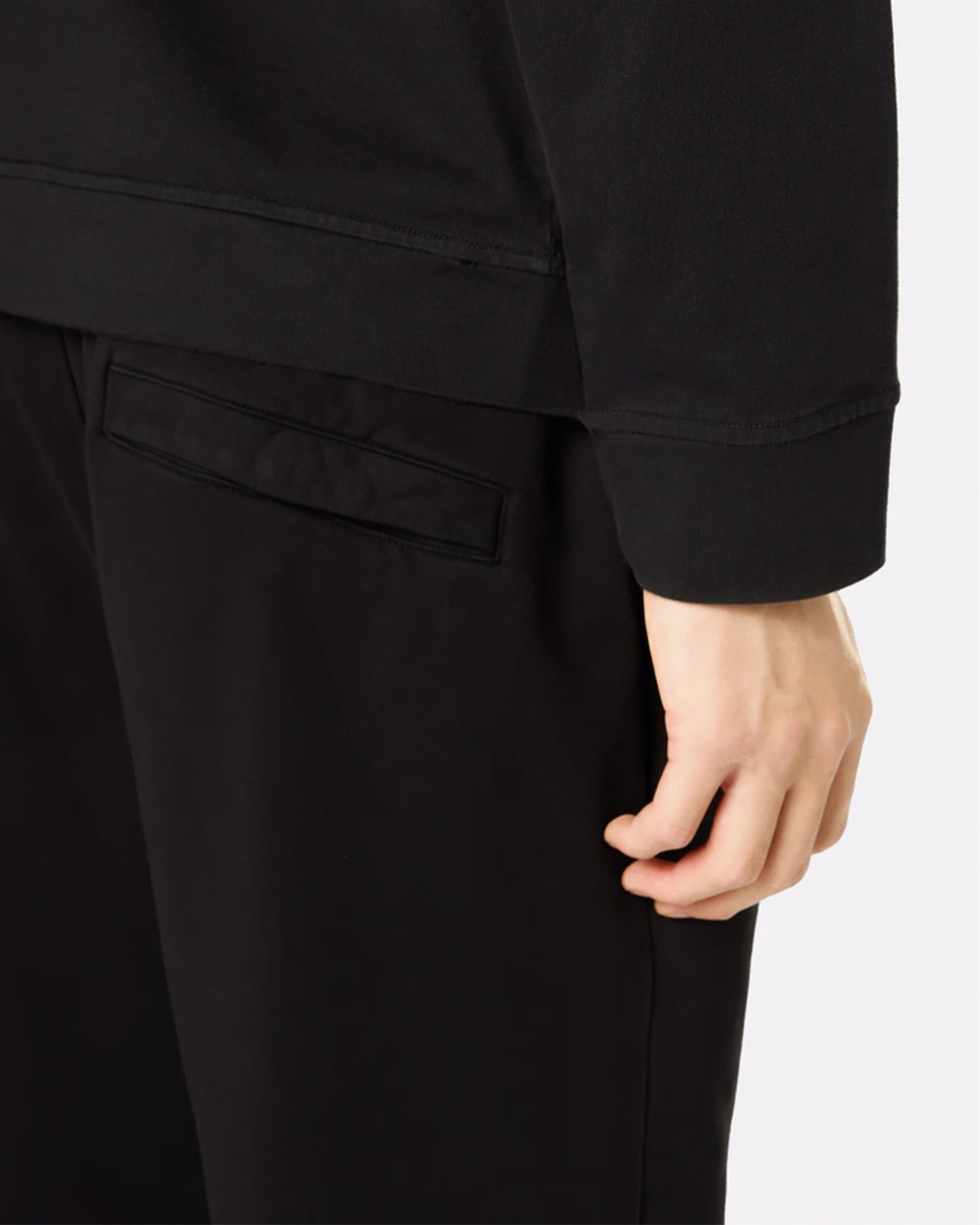 STONE ISLAND・ストーンアイランド - カーゴパンツ ORGANIC COTTON FLEECE / BLACK
