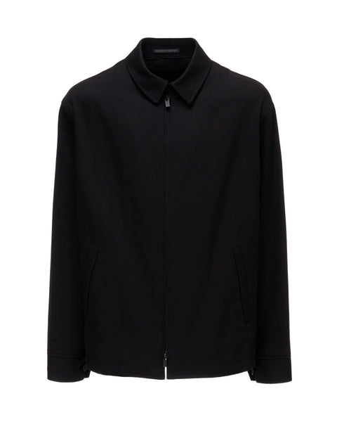 ゆい　ブラック2 Y's for men (ワイズ フォー メン) KATSURAGI ZIP BLOUSON / BLACK