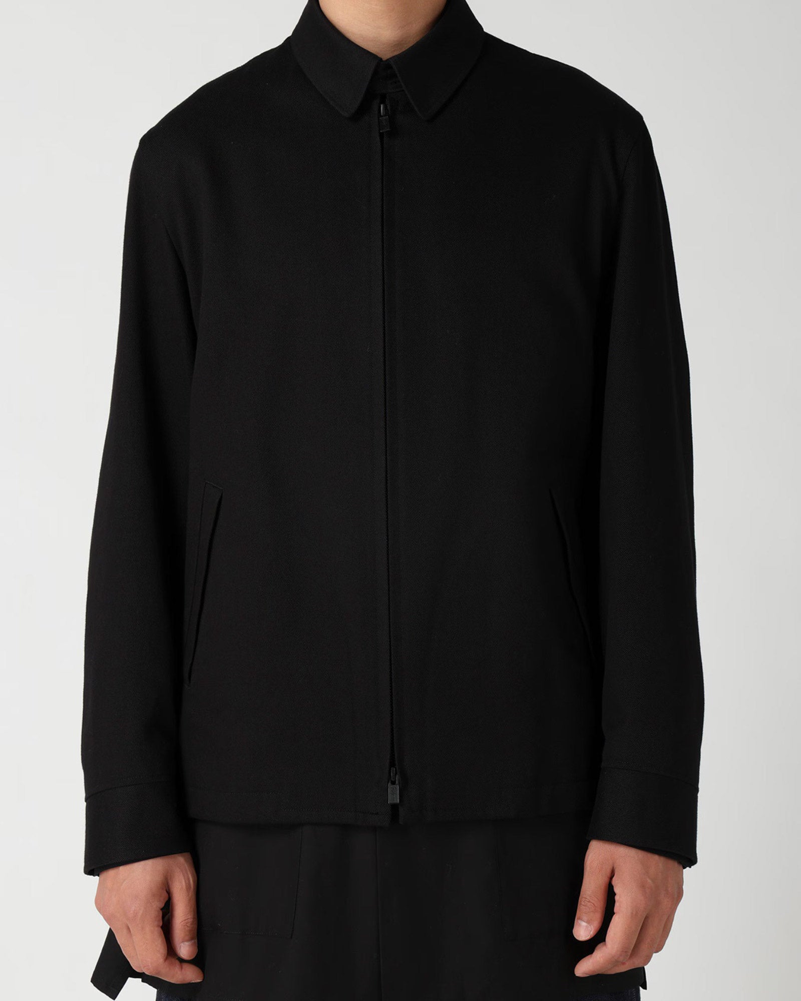 Y's for men・ワイズ フォー メン - ブルゾン KATSURAGI ZIP BLOUSON / BLACK