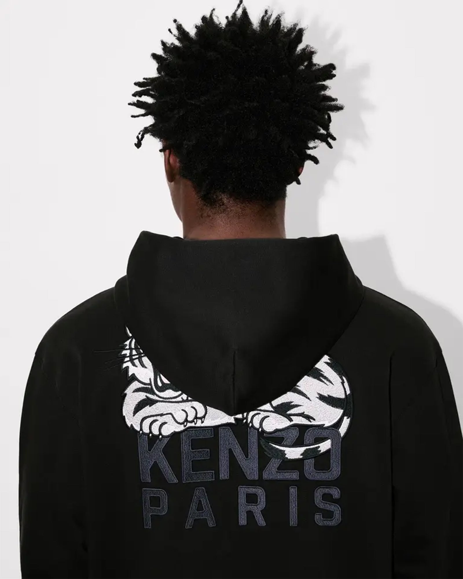 KENZO・ケンゾー - パーカー・フーディ KENZO HAPPY TIGER EMBROIDERED CLASSIC HOODIE / BLACK