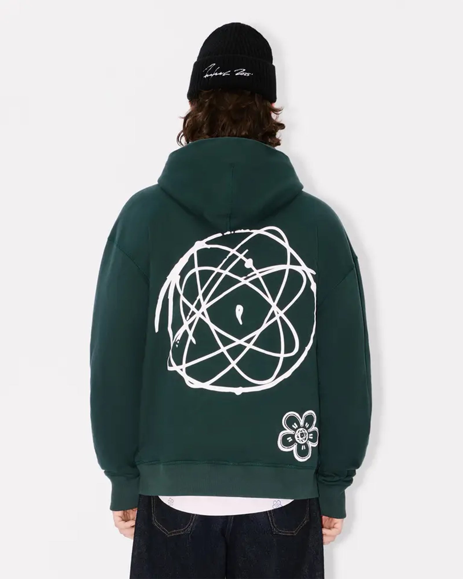 KENZO・ケンゾー - パーカー・フーディ 'KENZO x FUTURA 2000'  PADDED HOODIE / GREEN