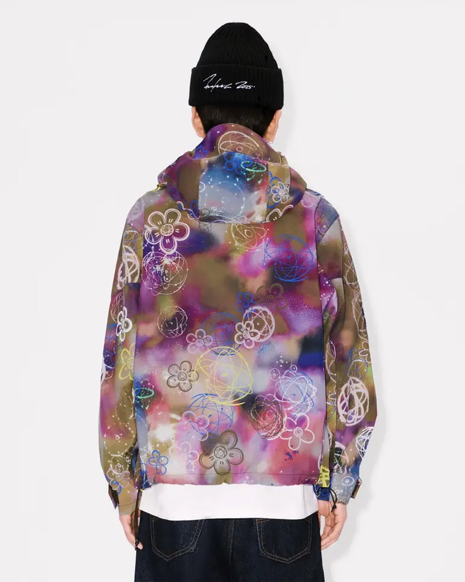 KENZO・Kenzo -  'KENZO × FUTURA 2000' SHORT WINDBREAKER / KHAKI