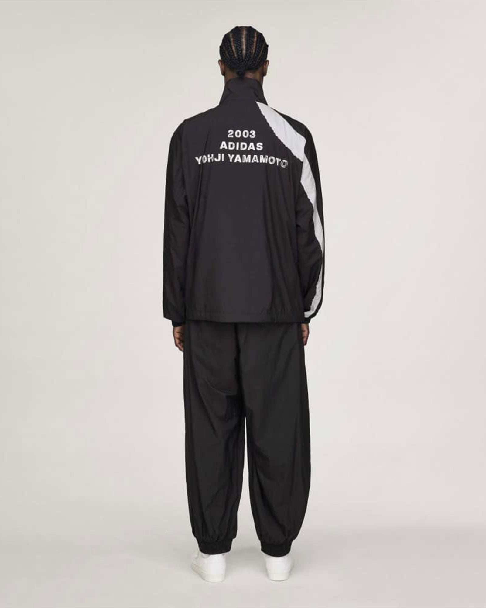 Y-3・ワイスリー - ナイロンジャケット Y-3 RAW EDGE 3 STRIPES NYLON SHELL JACKET / BLACK