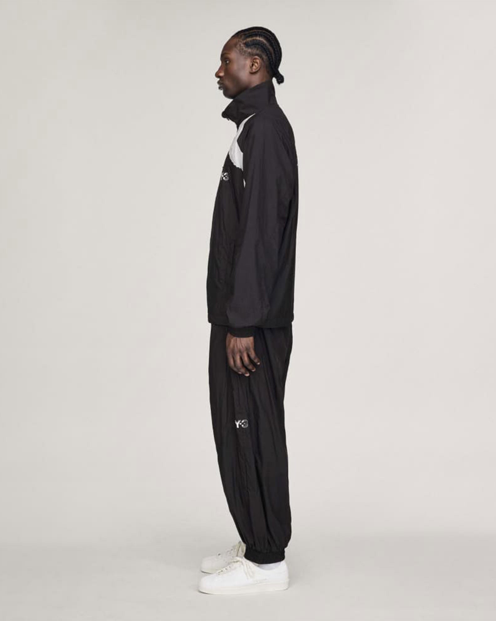 Y-3・ワイスリー - ナイロンジャケット Y-3 RAW EDGE 3 STRIPES NYLON SHELL JACKET / BLACK