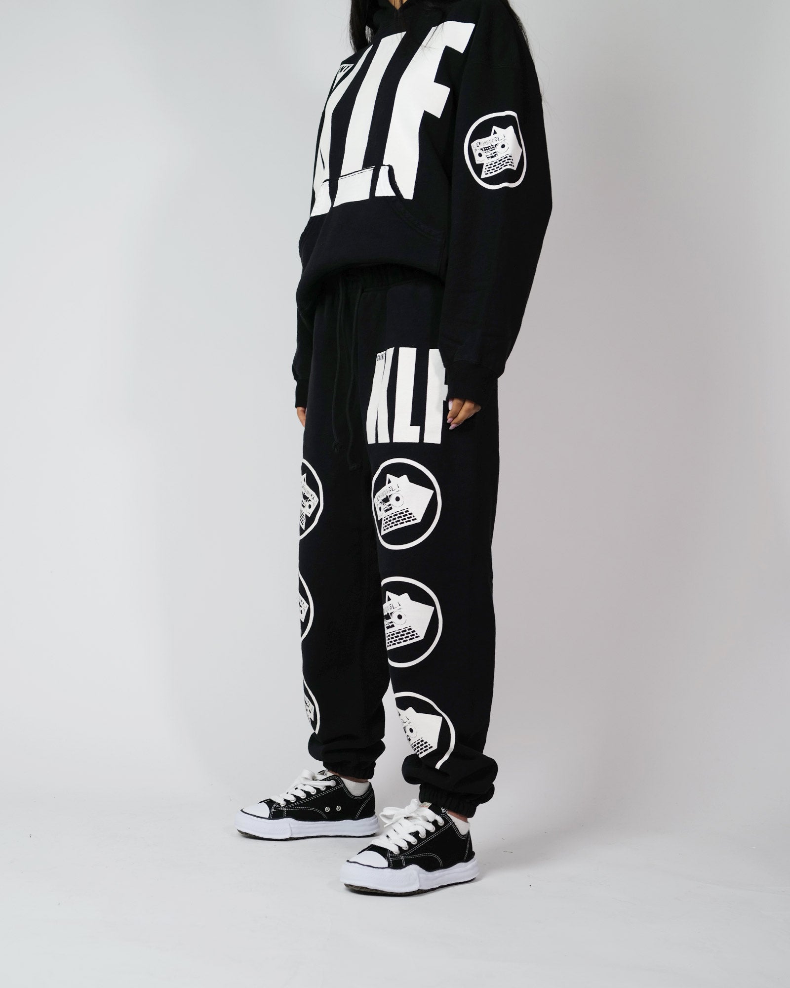 ©SAINT M××××××・セントマイケル - スウェットパンツ KLF_SWEAT PANTS/KLF / BLACK