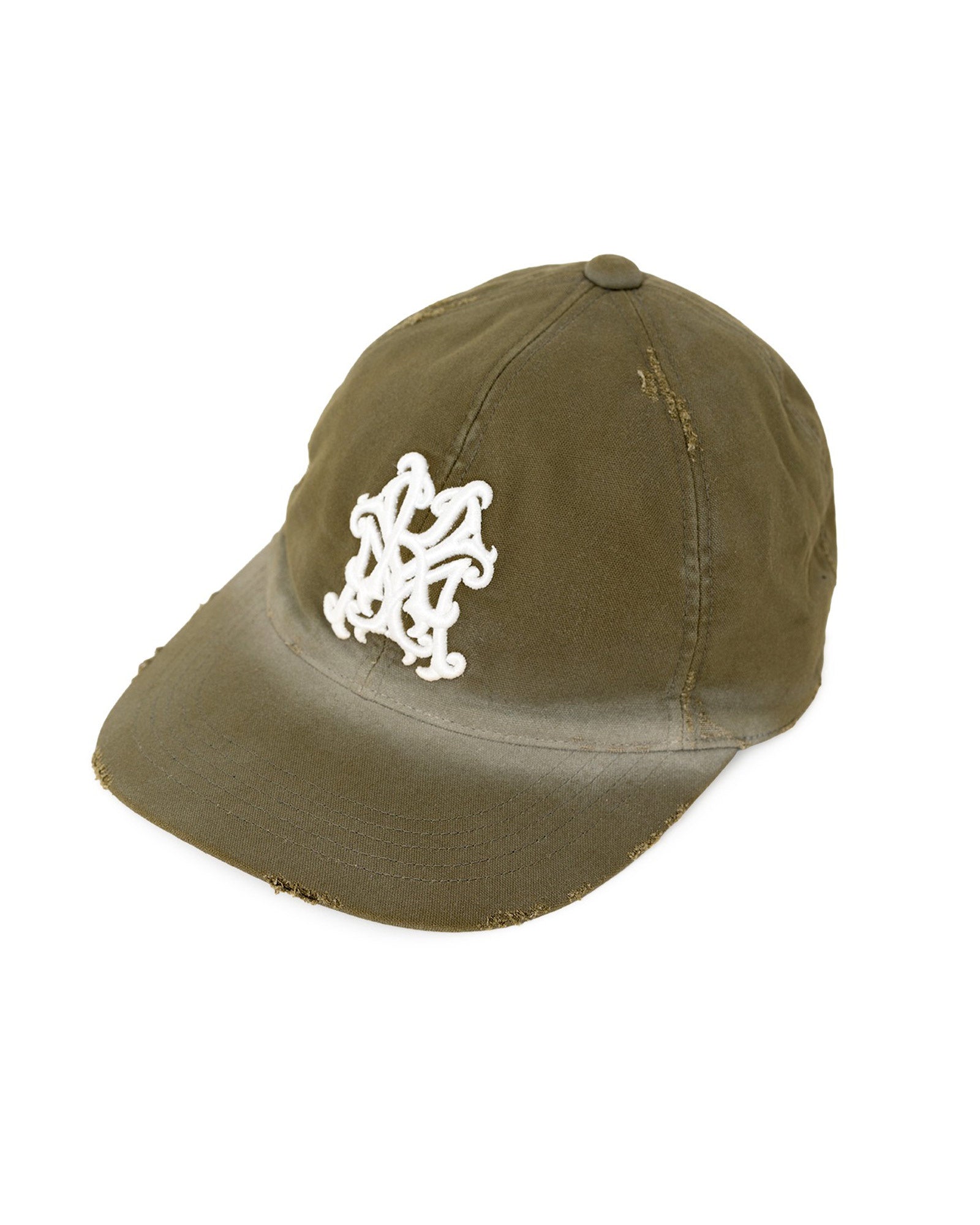 KAMIYA・カミヤ - キャップ CA4LA × KAMIYA “KMY” DISTRESSED CAP / KHAKI