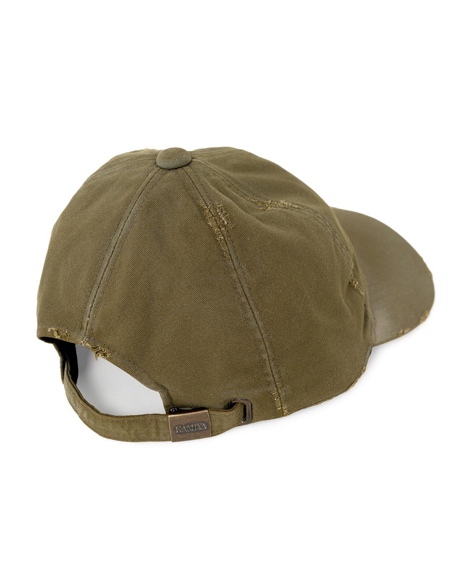 KAMIYA・カミヤ - キャップ CA4LA × KAMIYA “KMY” DISTRESSED CAP / KHAKI