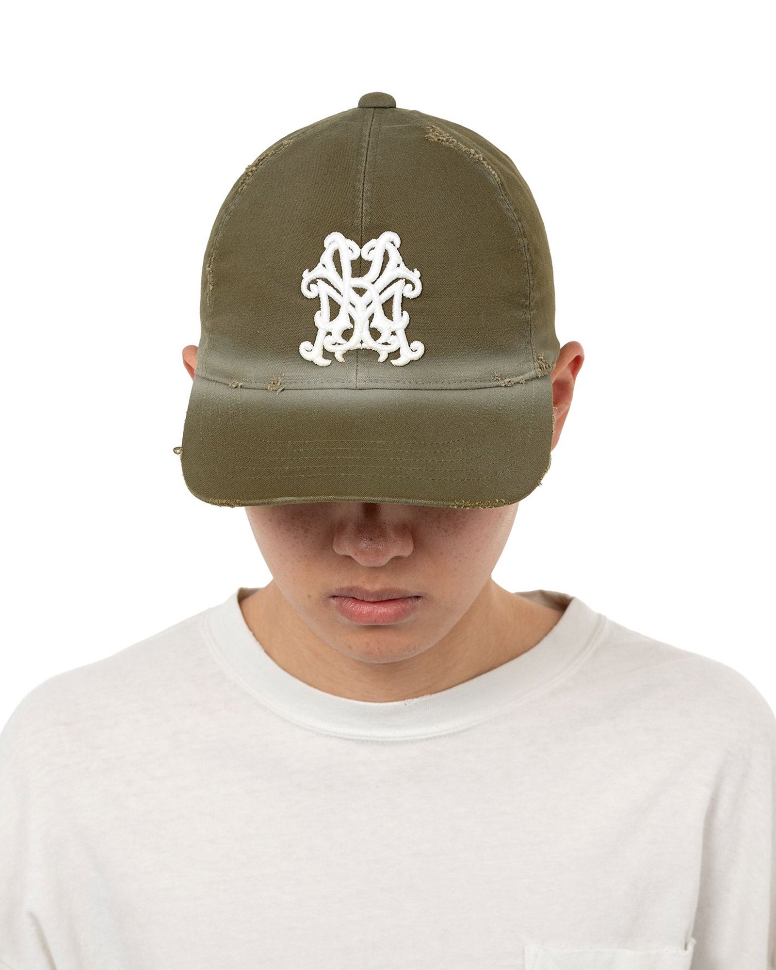 KAMIYA・カミヤ - キャップ CA4LA × KAMIYA “KMY” DISTRESSED CAP / KHAKI