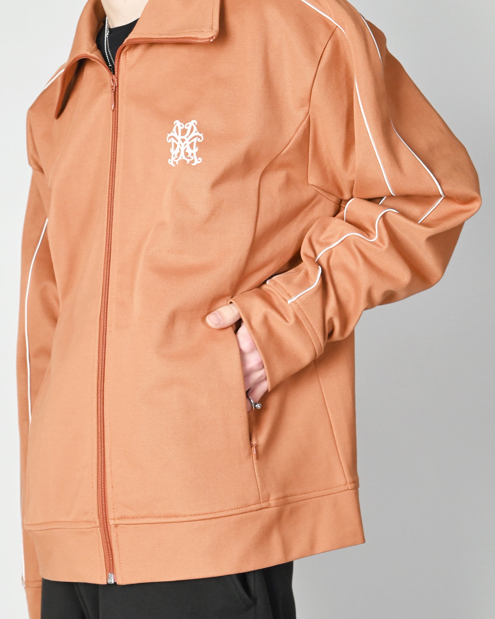 KAMIYA・カミヤ - ジャケット "KMY" OVERSIZED TRACK JACKET / ORANGE