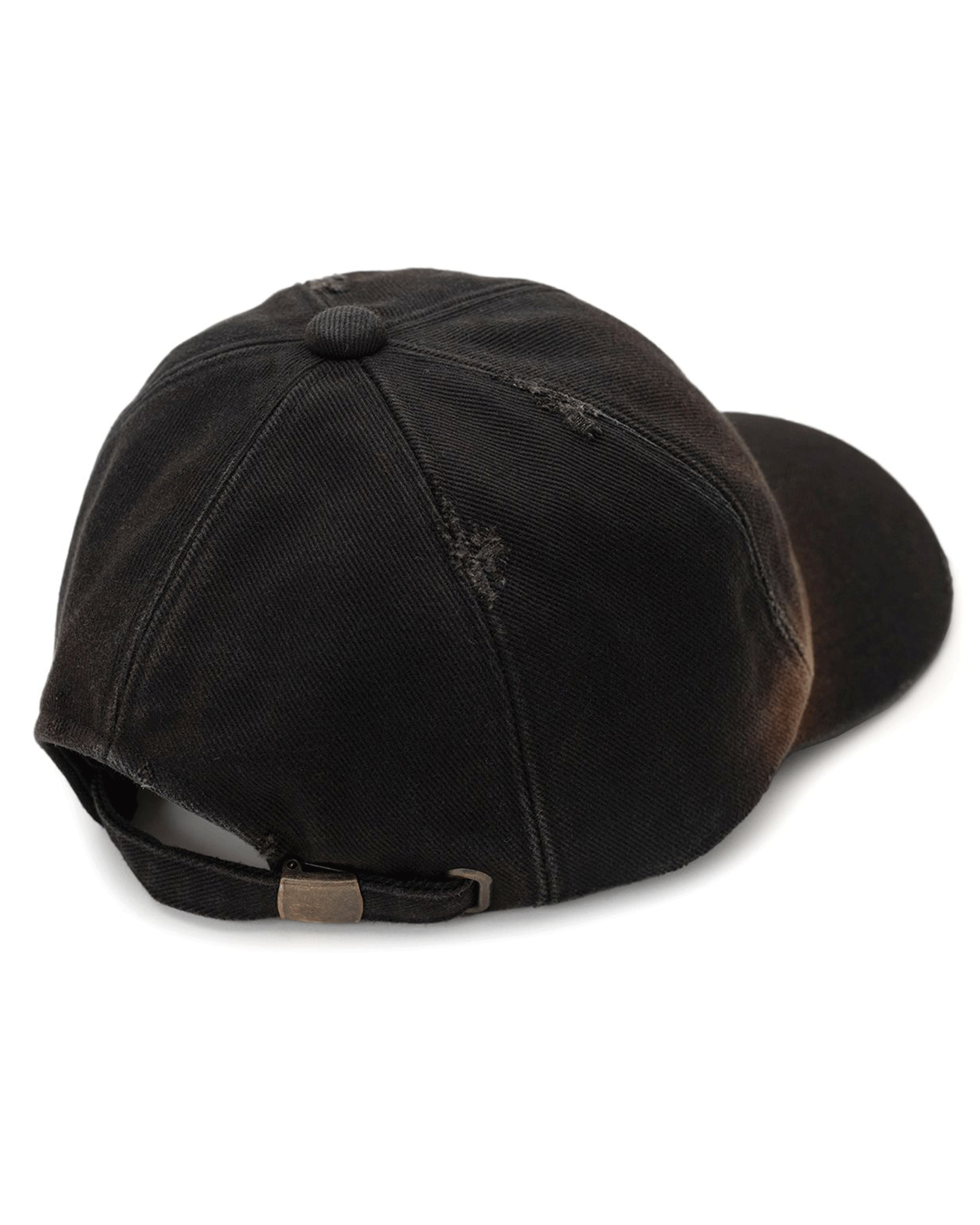 KAMIYA・カミヤ - キャップ “KMY” DISTRESSED CAP / BLACK