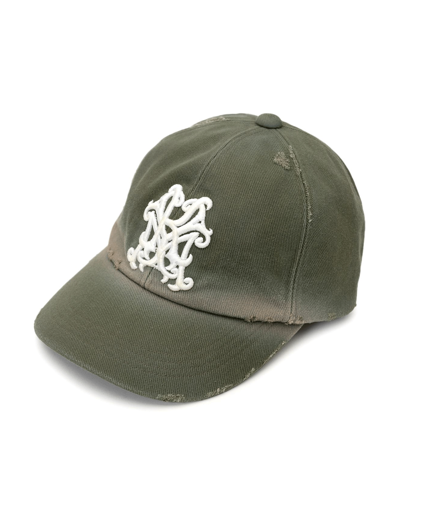 KAMIYA・カミヤ - キャップ “KMY”DISTRESSED CAP / KHAKI