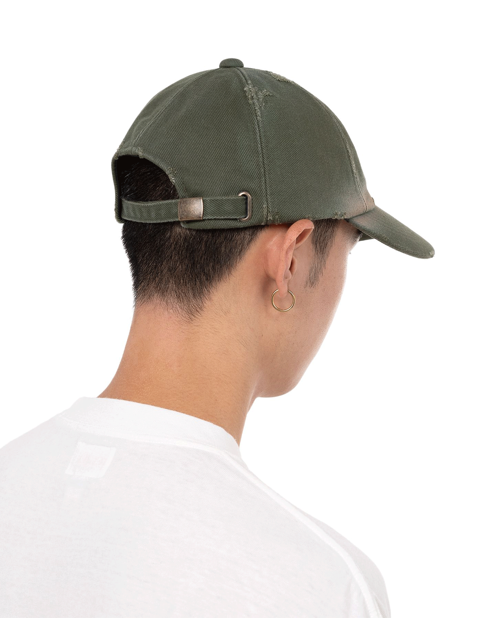 KAMIYA・カミヤ - キャップ “KMY”DISTRESSED CAP / KHAKI