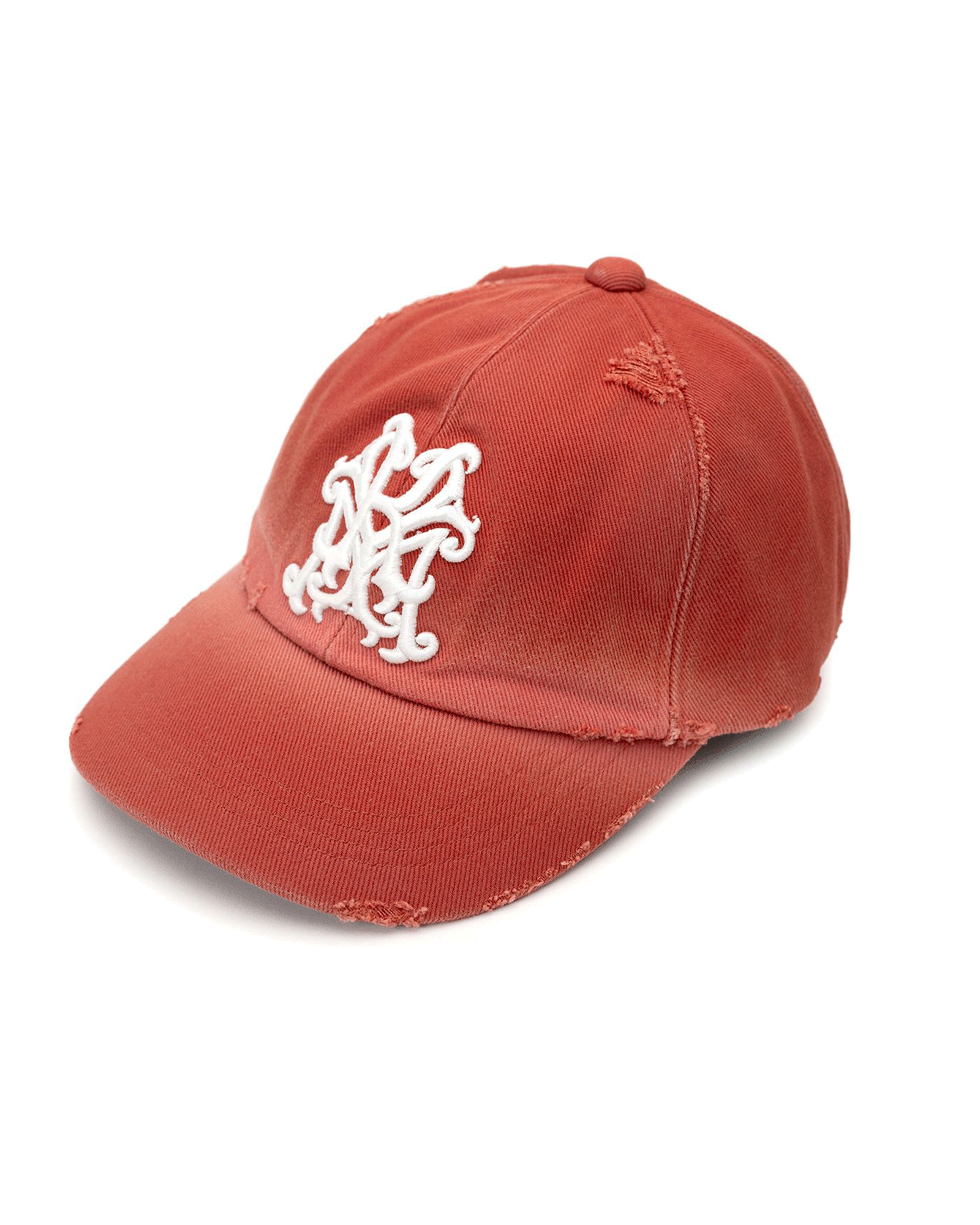 KAMIYA・カミヤ - キャップ “KMY”DISTRESSED CAP / RED