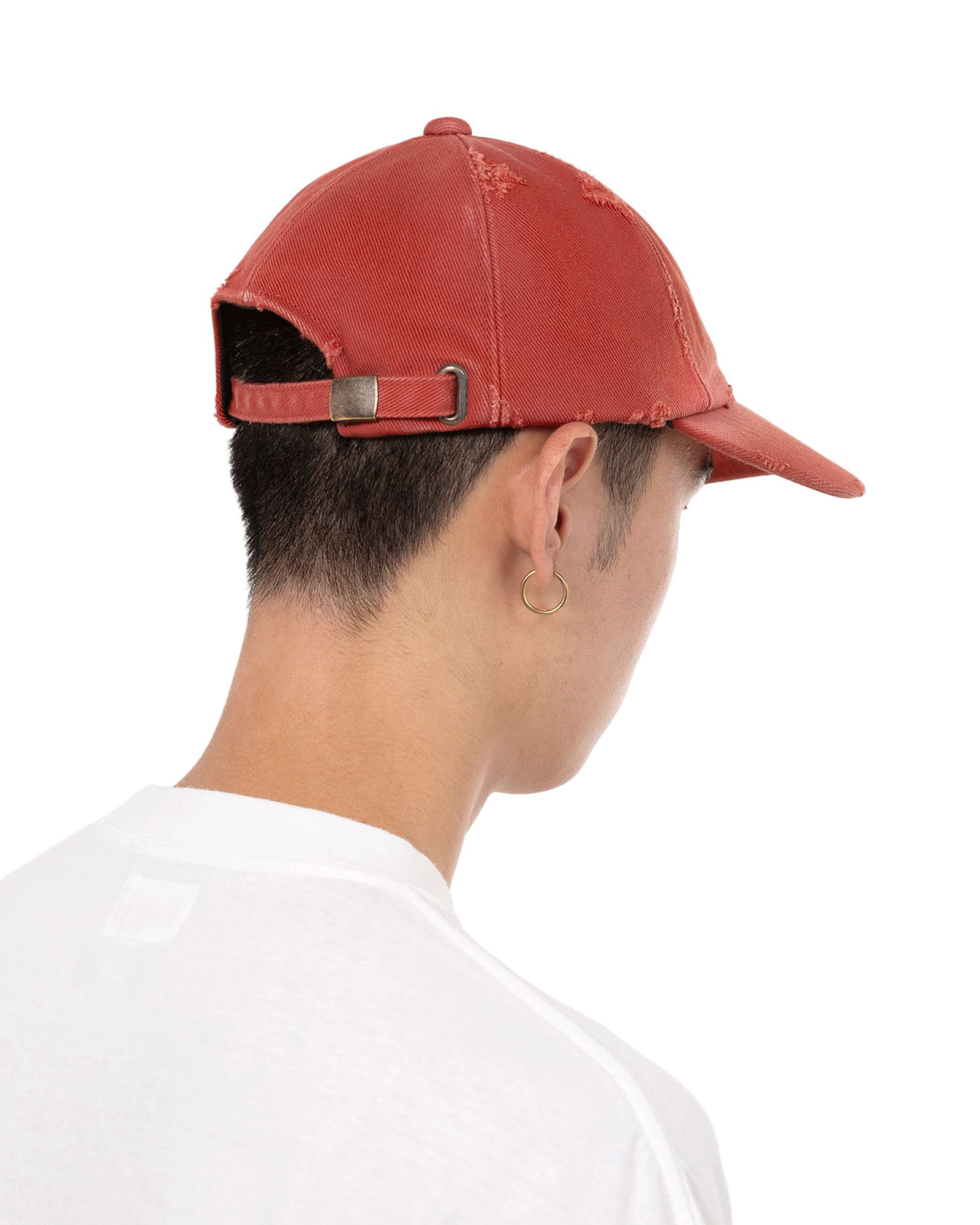 KAMIYA・カミヤ - キャップ “KMY”DISTRESSED CAP / RED