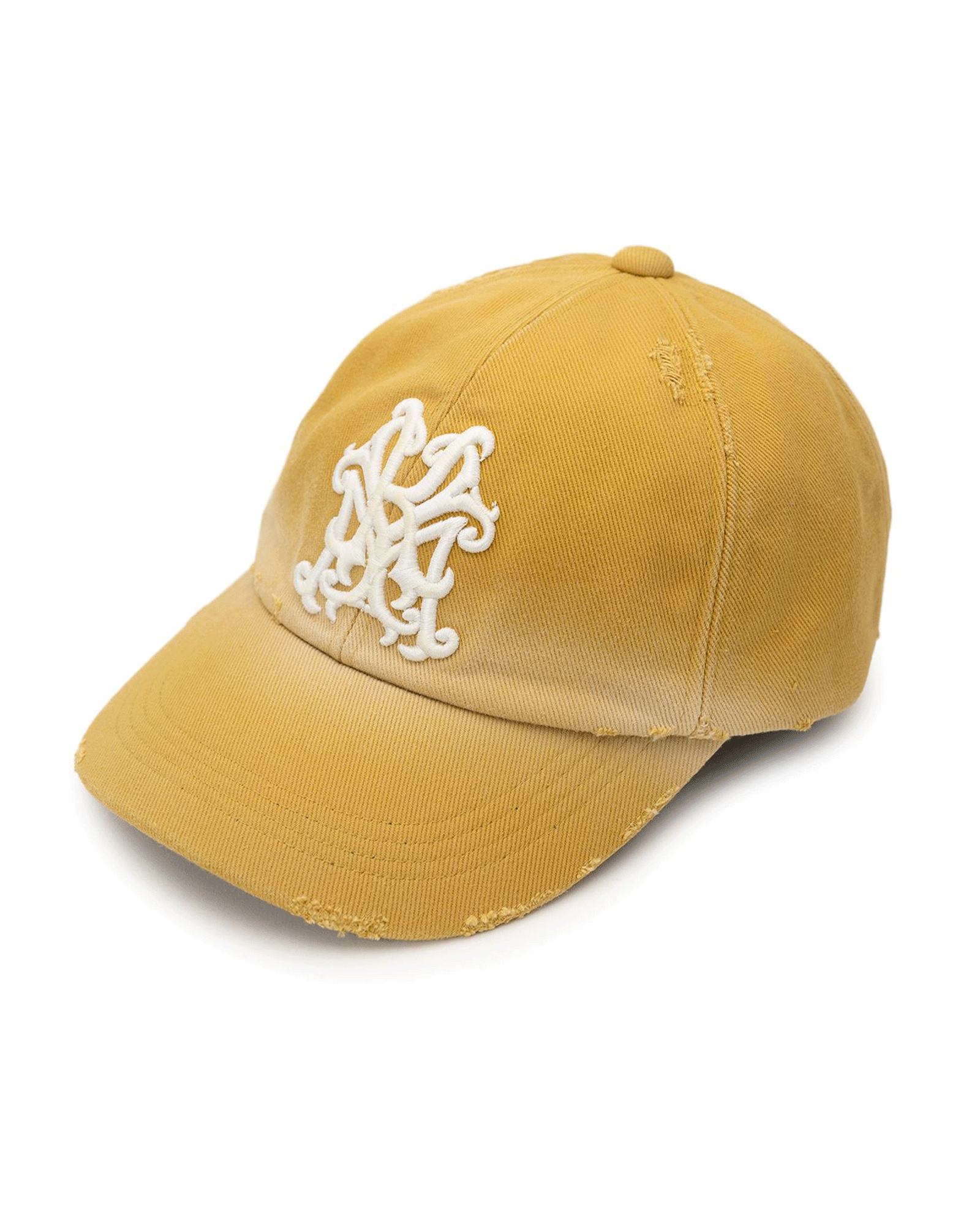 KAMIYA・カミヤ - キャップ “KMY”DISTRESSED CAP / YELLOW