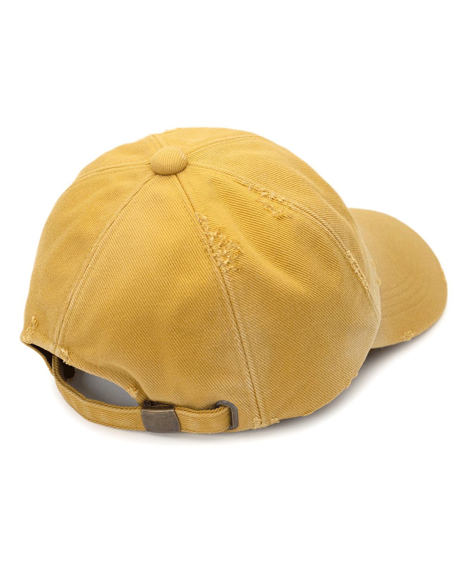KAMIYA・カミヤ - キャップ “KMY”DISTRESSED CAP / YELLOW