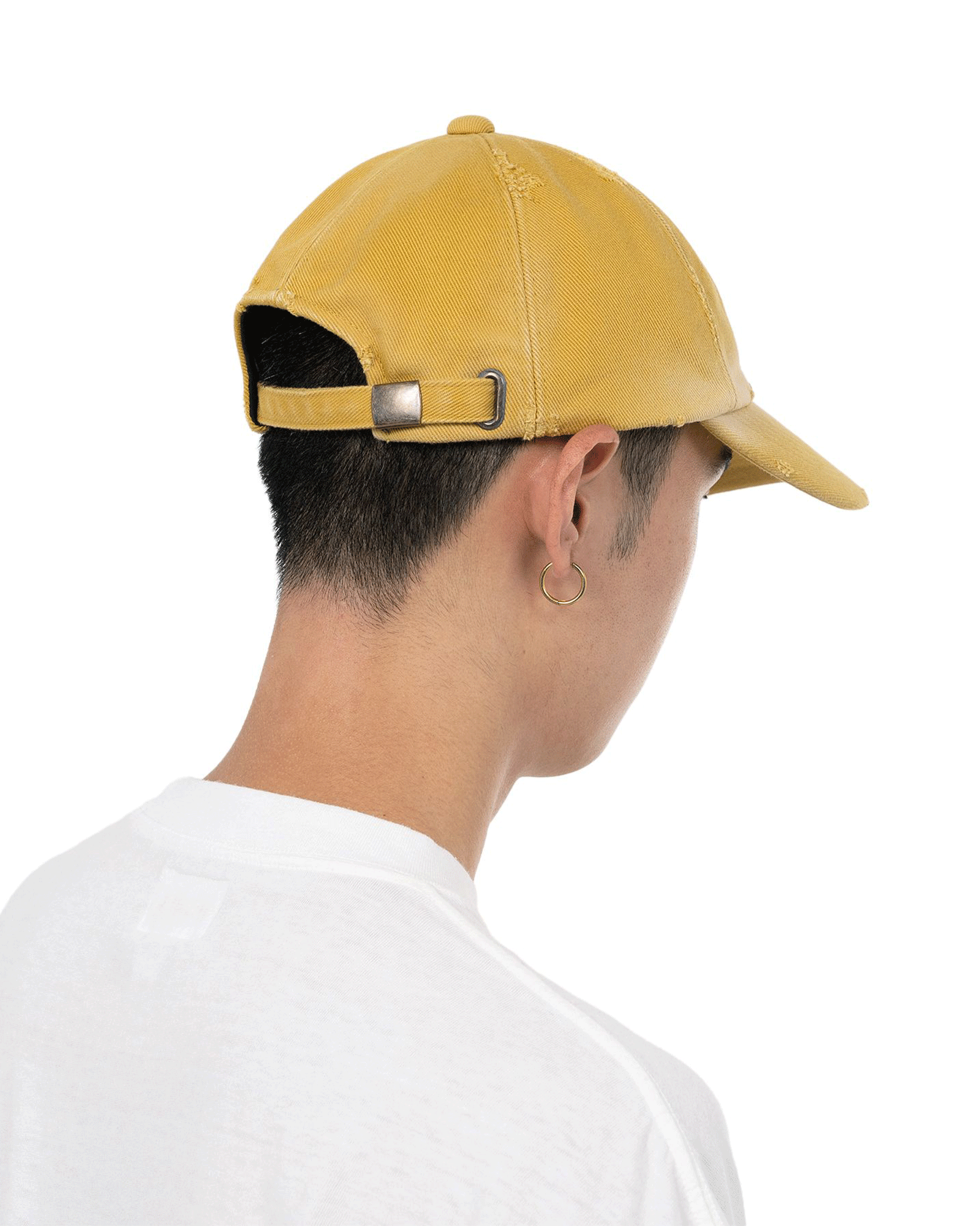 KAMIYA・カミヤ - キャップ “KMY”DISTRESSED CAP / YELLOW