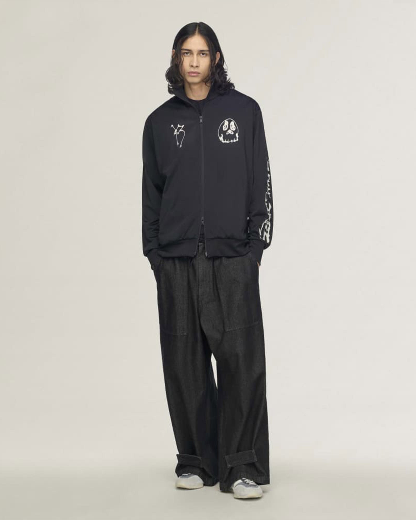 Y-3・weissly -  Y-3 CHITO GRAPHIC TRACK TOP / BLACK