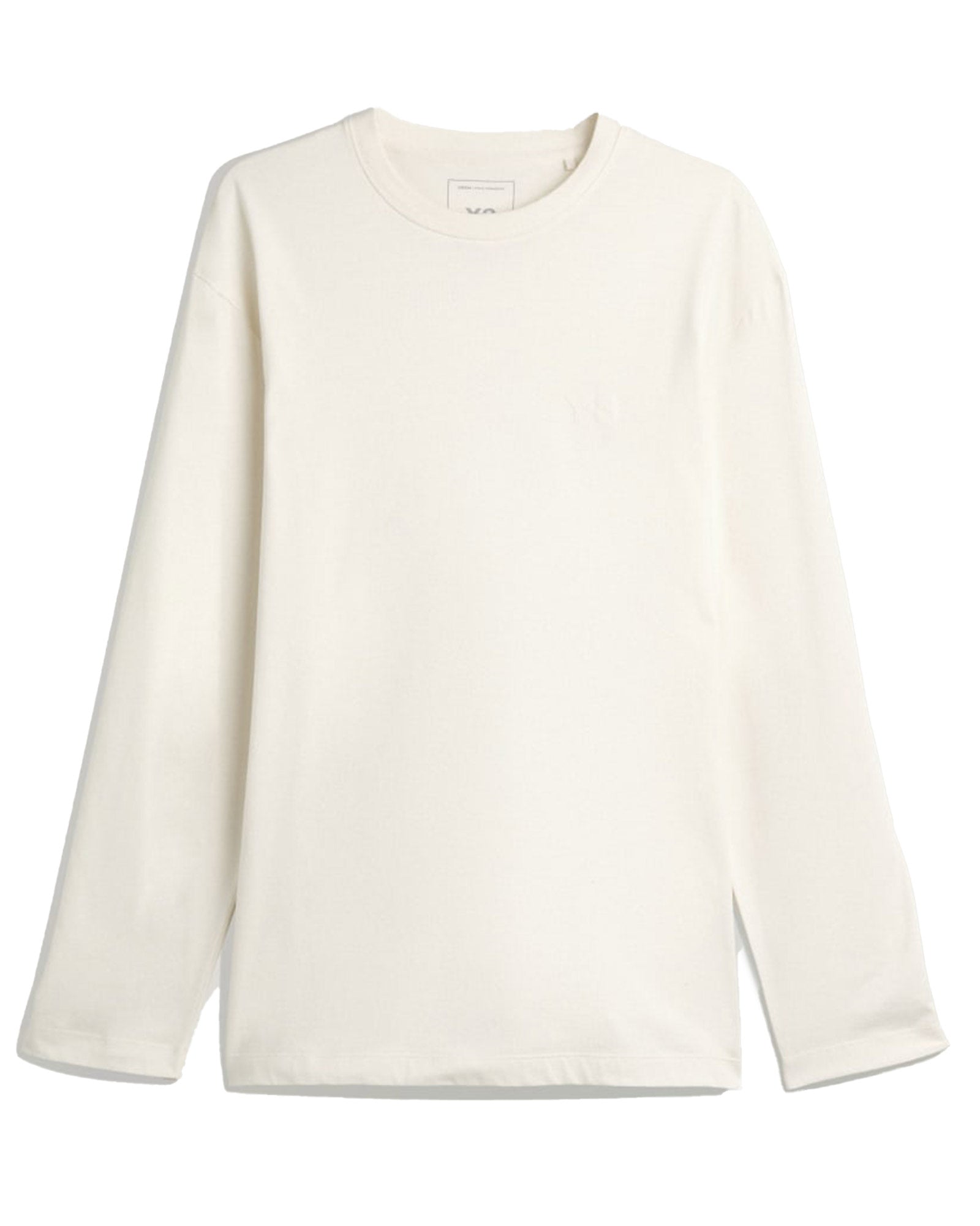 Y-3・ワイスリー - L/S Tシャツ Y-3 LOGO LONG SLEEVE TEE / CHALK WHITE